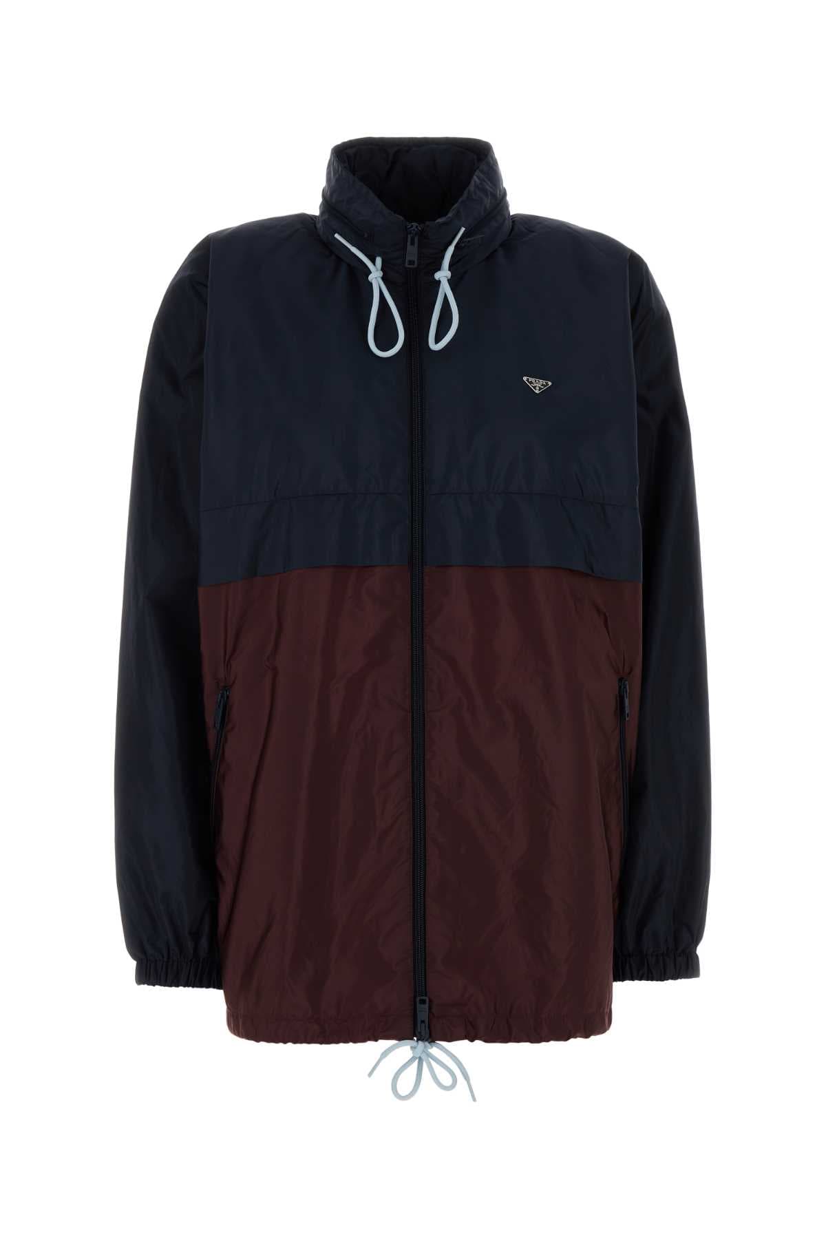 Two-tone Re-Nylon windbreaker