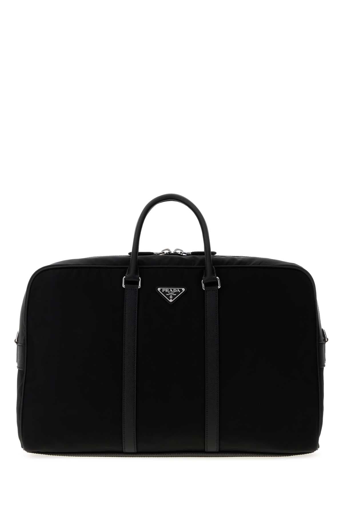Black Re-Nylon travel bag