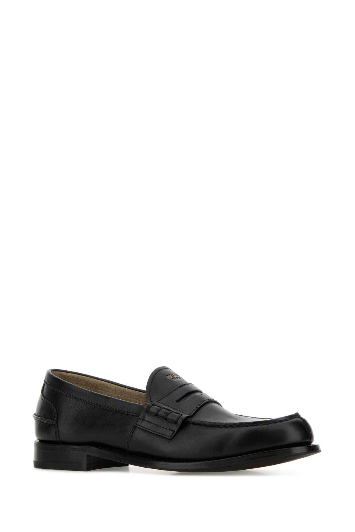 Black leather loafers - мініатюра 2