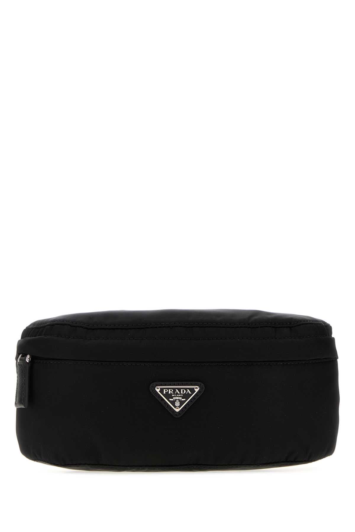 Black Re-Nylon belt bag