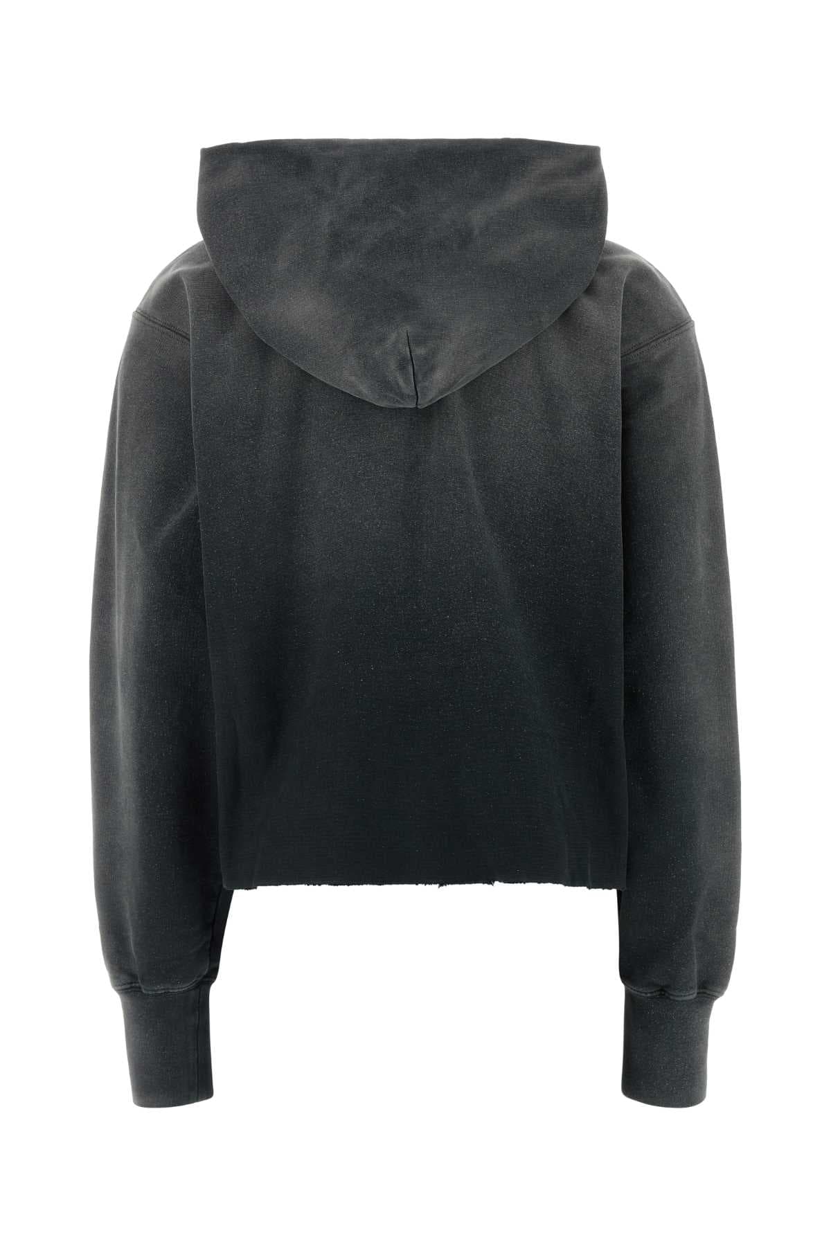 Charcoal cotton sweatshirt - мініатюра 2