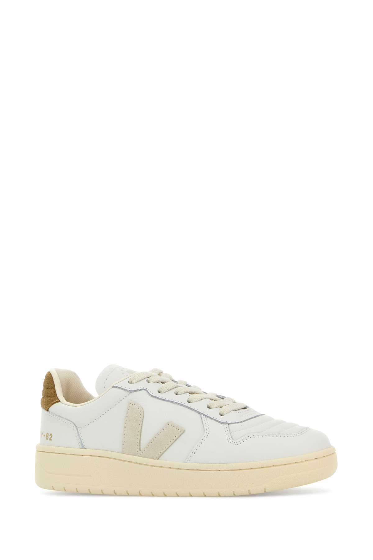 White leather V-82 sneakers - мініатюра 2