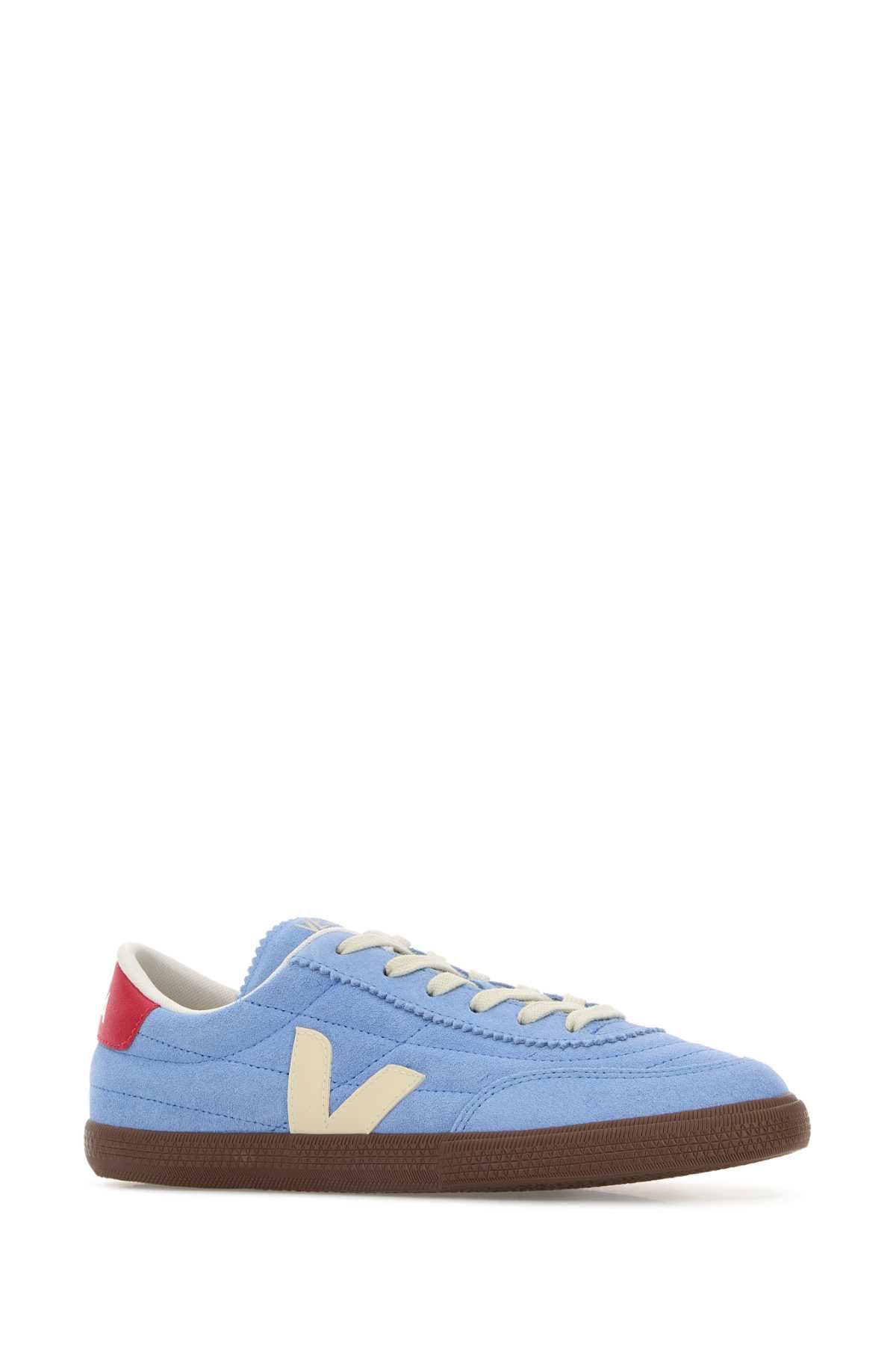 Powder blue suede Panenka sneakers - мініатюра 2