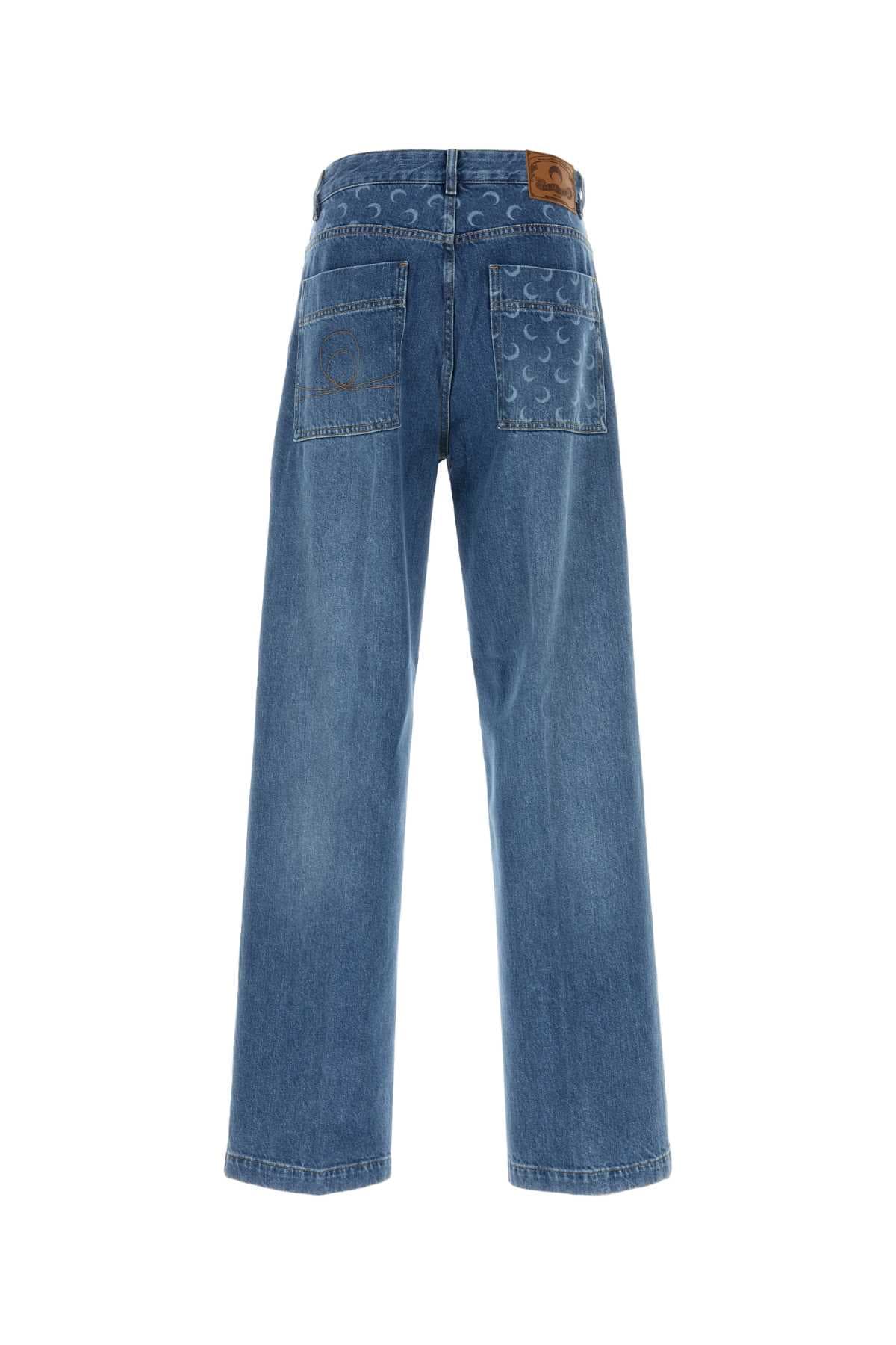 LIGHT BLUE DENIM STRAIGHT JEANS - мініатюра 2