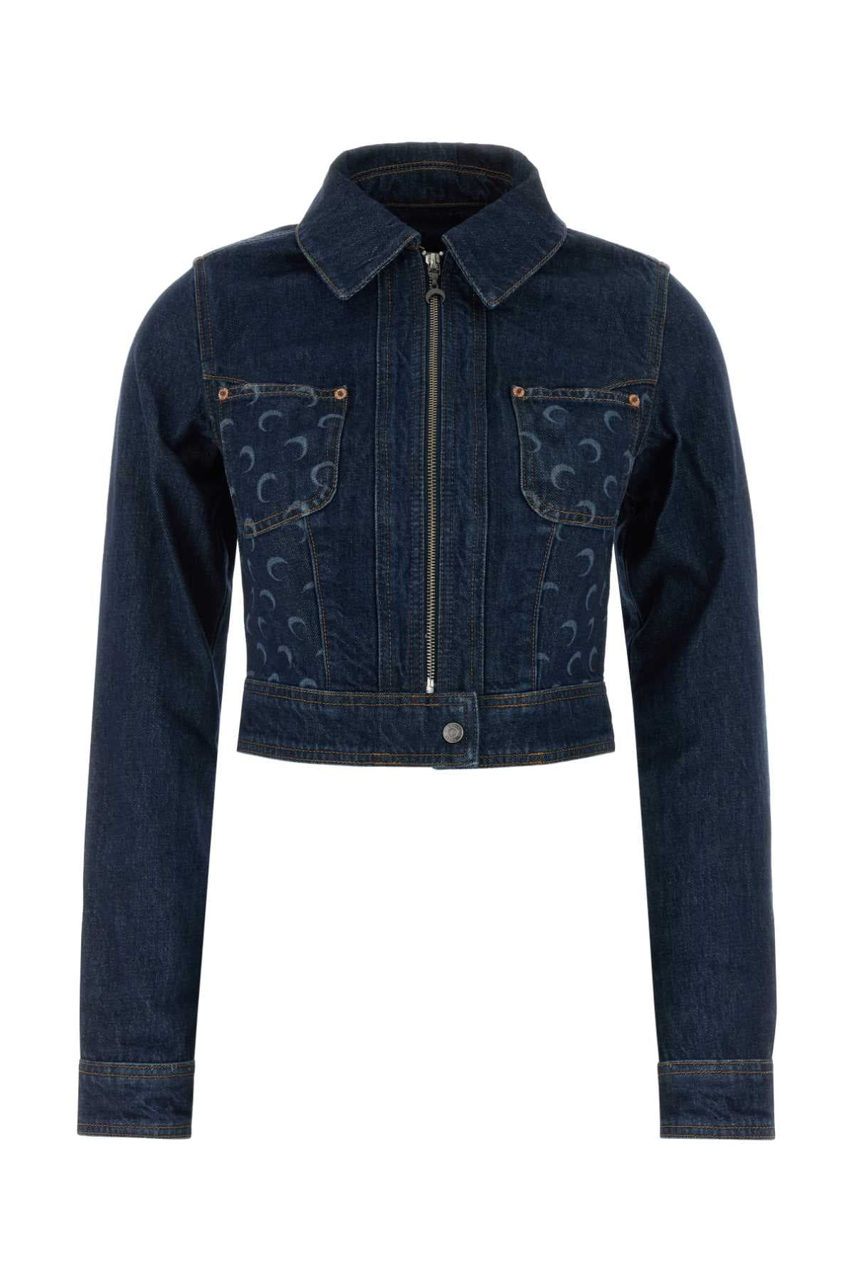 Dark blue denim jacket