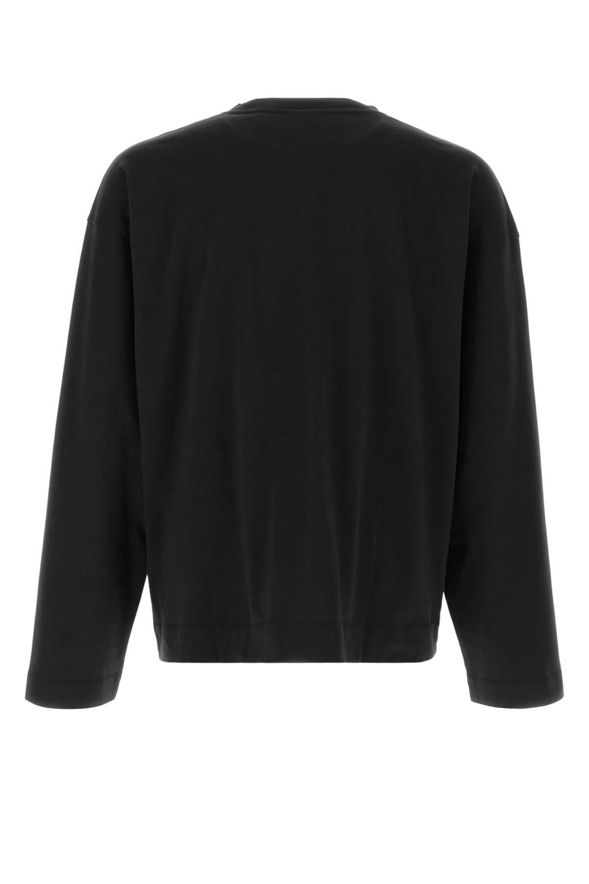 Black cotton Hegland t-shirt - мініатюра 2