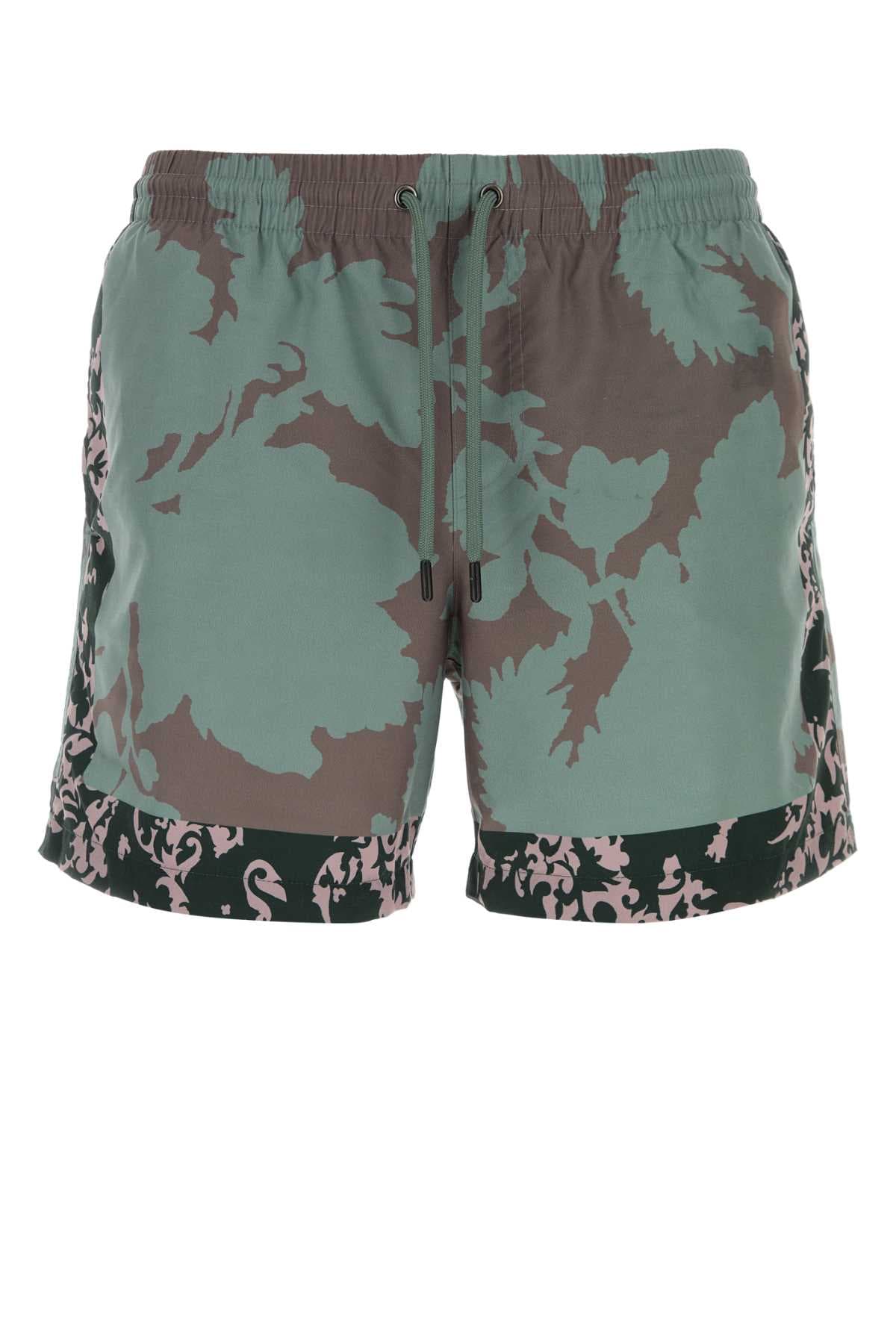 Printed nylon Phibbs swimming shorts