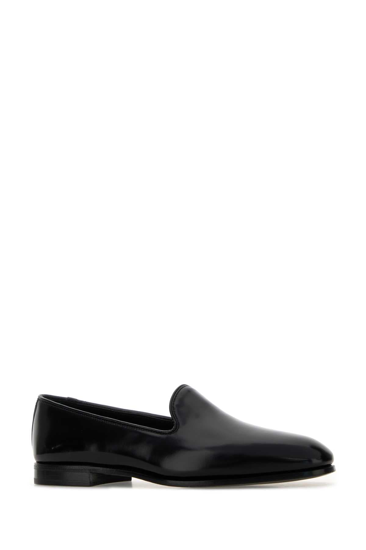 Black leather Reign ballerinas - мініатюра 2