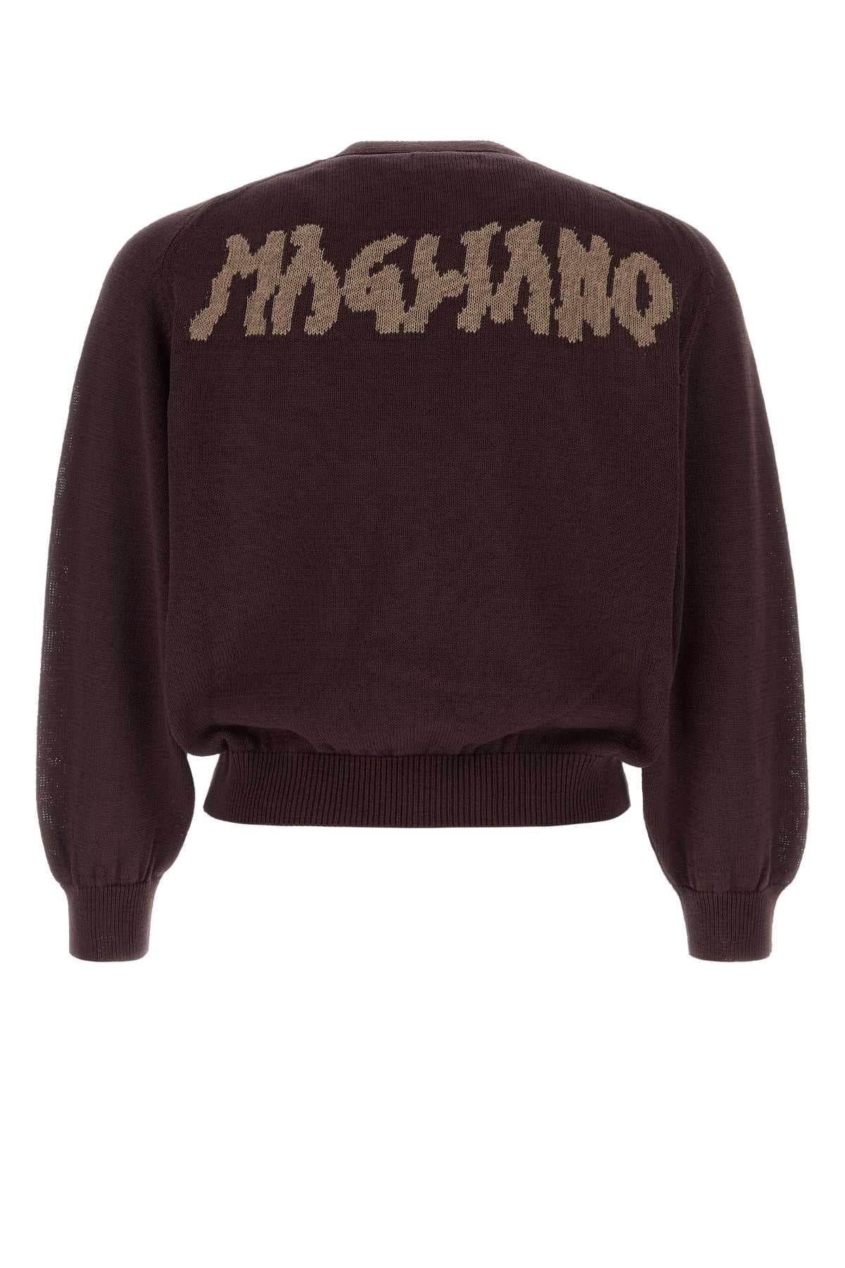 Aubergine cotton cardigan - мініатюра 2