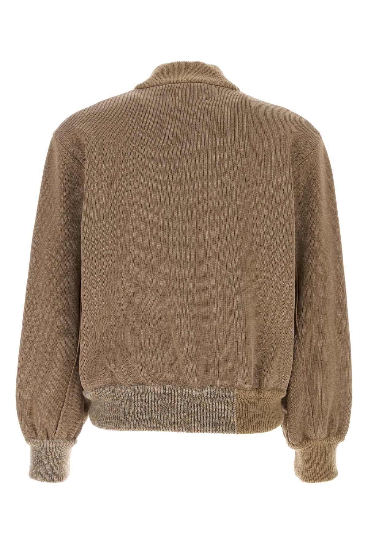 Biscuit cotton blend bomber jacket - мініатюра 2