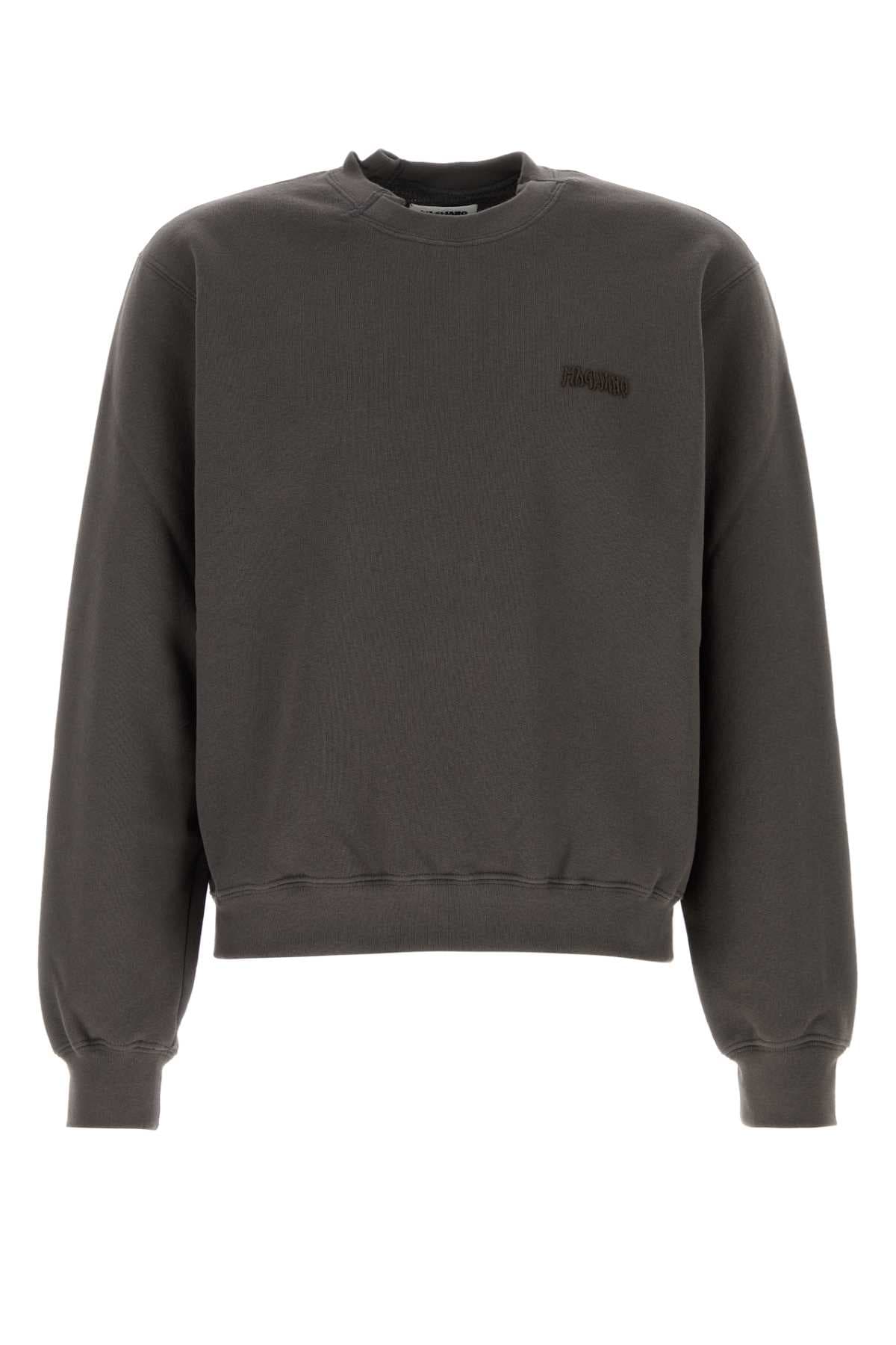 Charcoal cotton sweatshirt