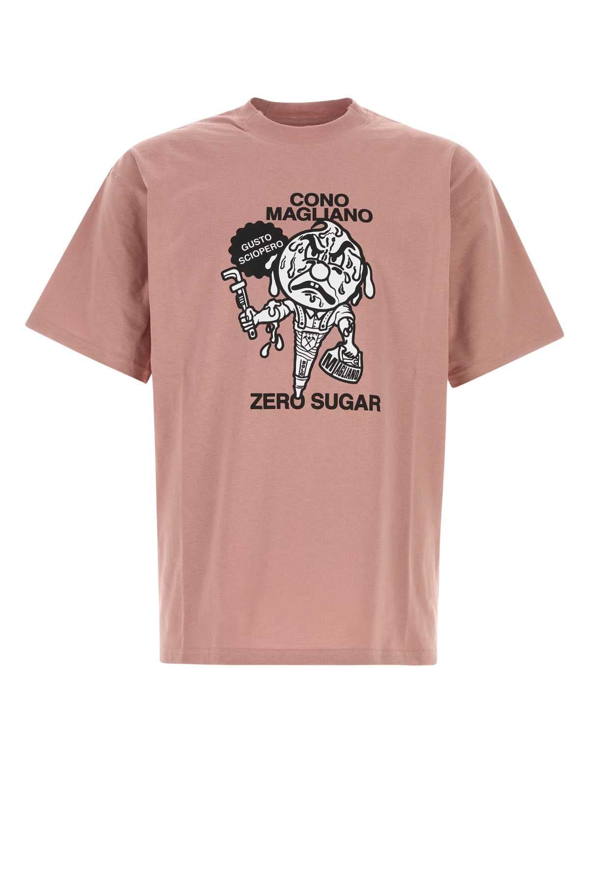Dark pink cotton t-shirt