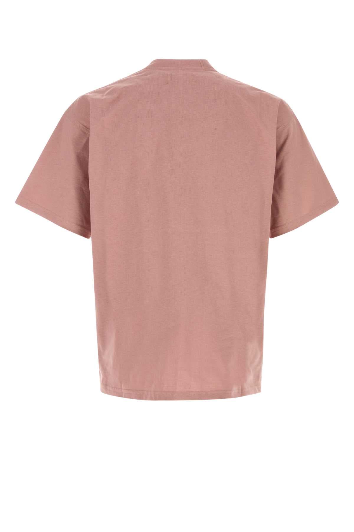 Dark pink cotton t-shirt - мініатюра 2