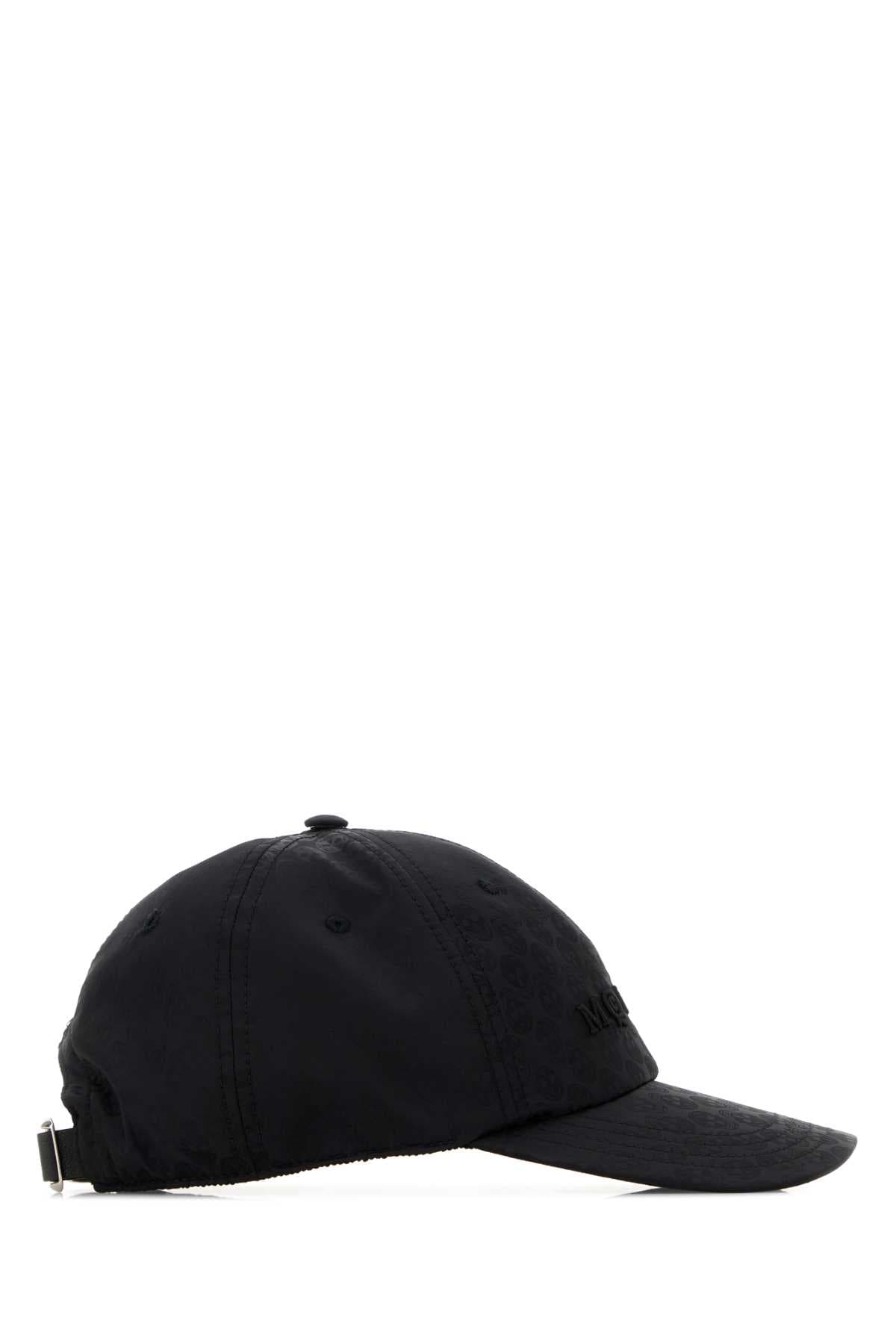 Black nylon baseball cap - мініатюра 2