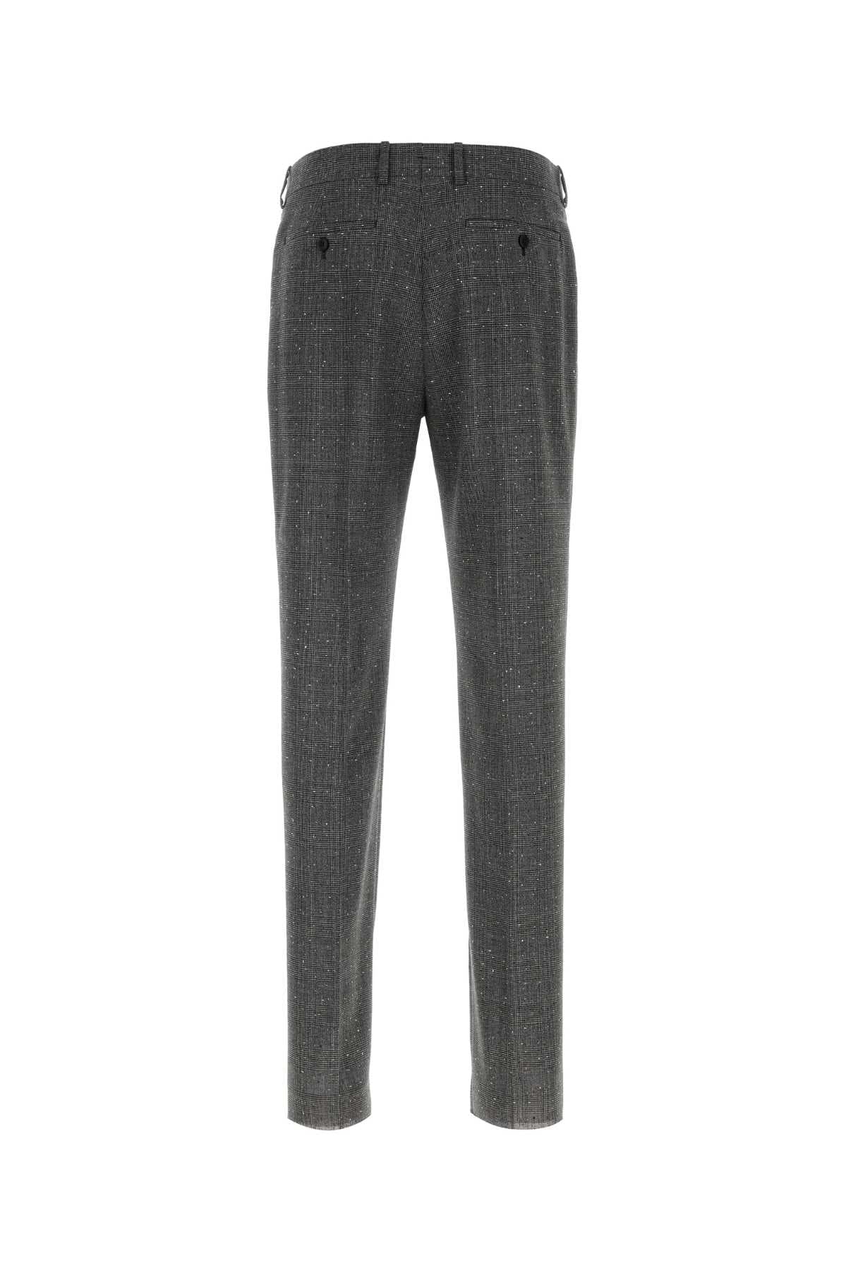 Embroidered wool cigarette pant - мініатюра 2