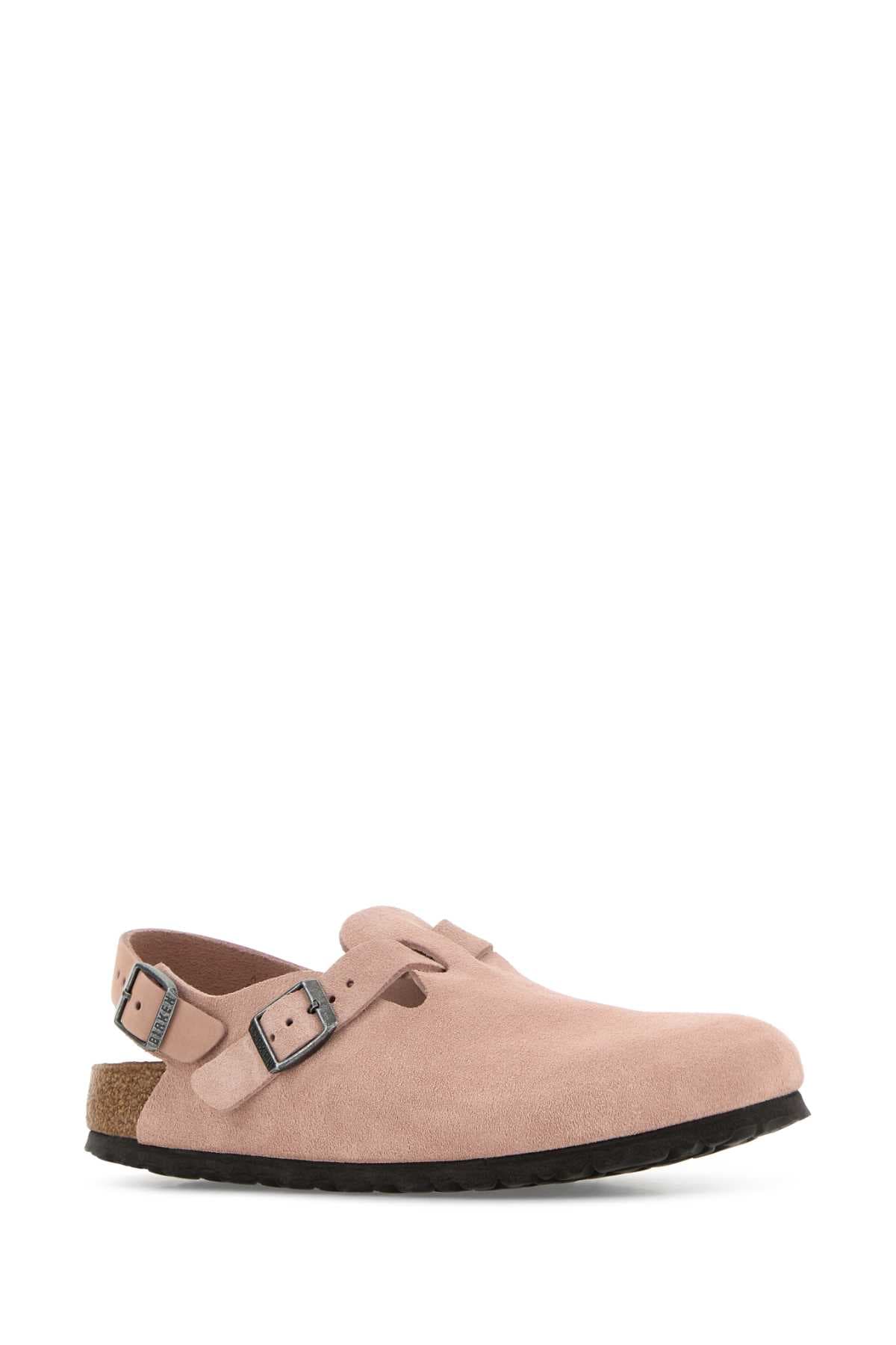 Pink suede Tokyo slippers - мініатюра 2