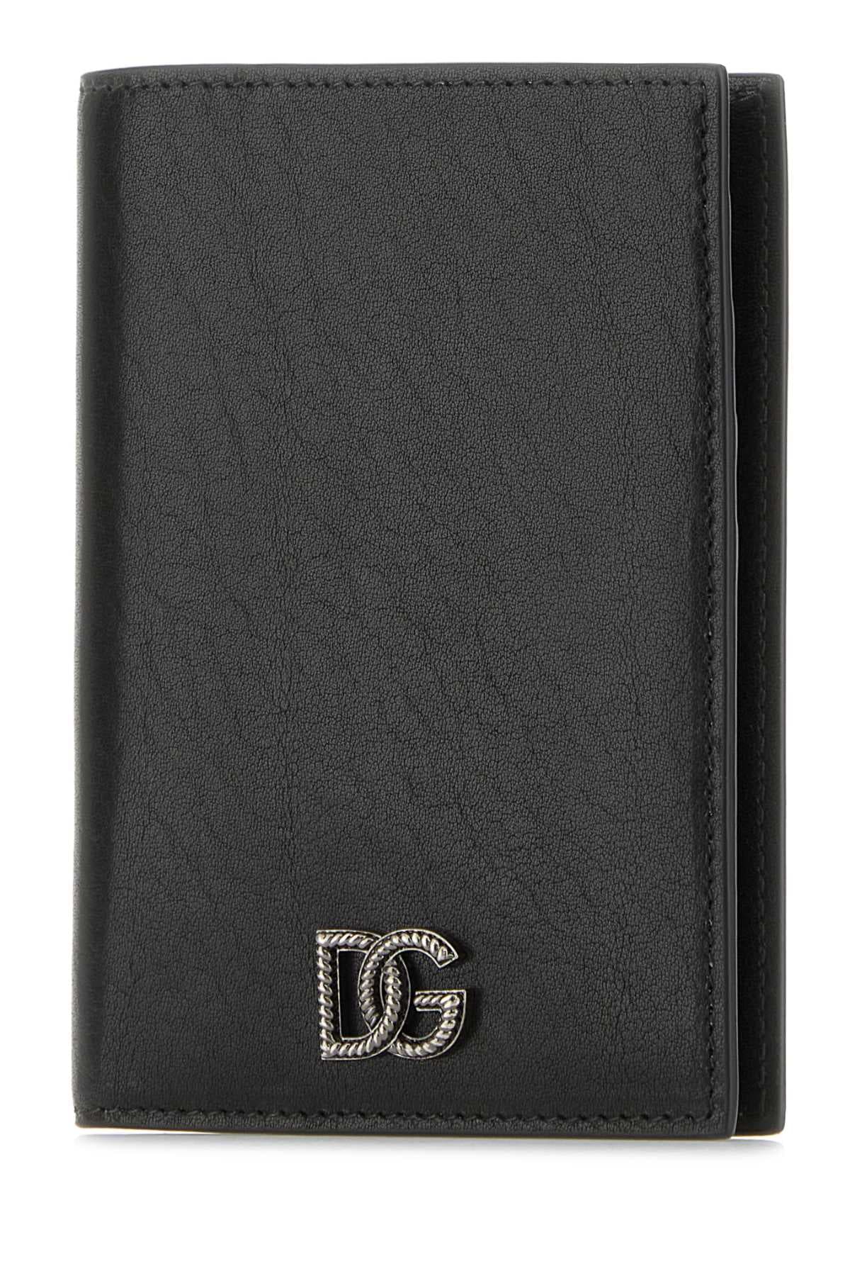 Black leather passport holder - мініатюра 2