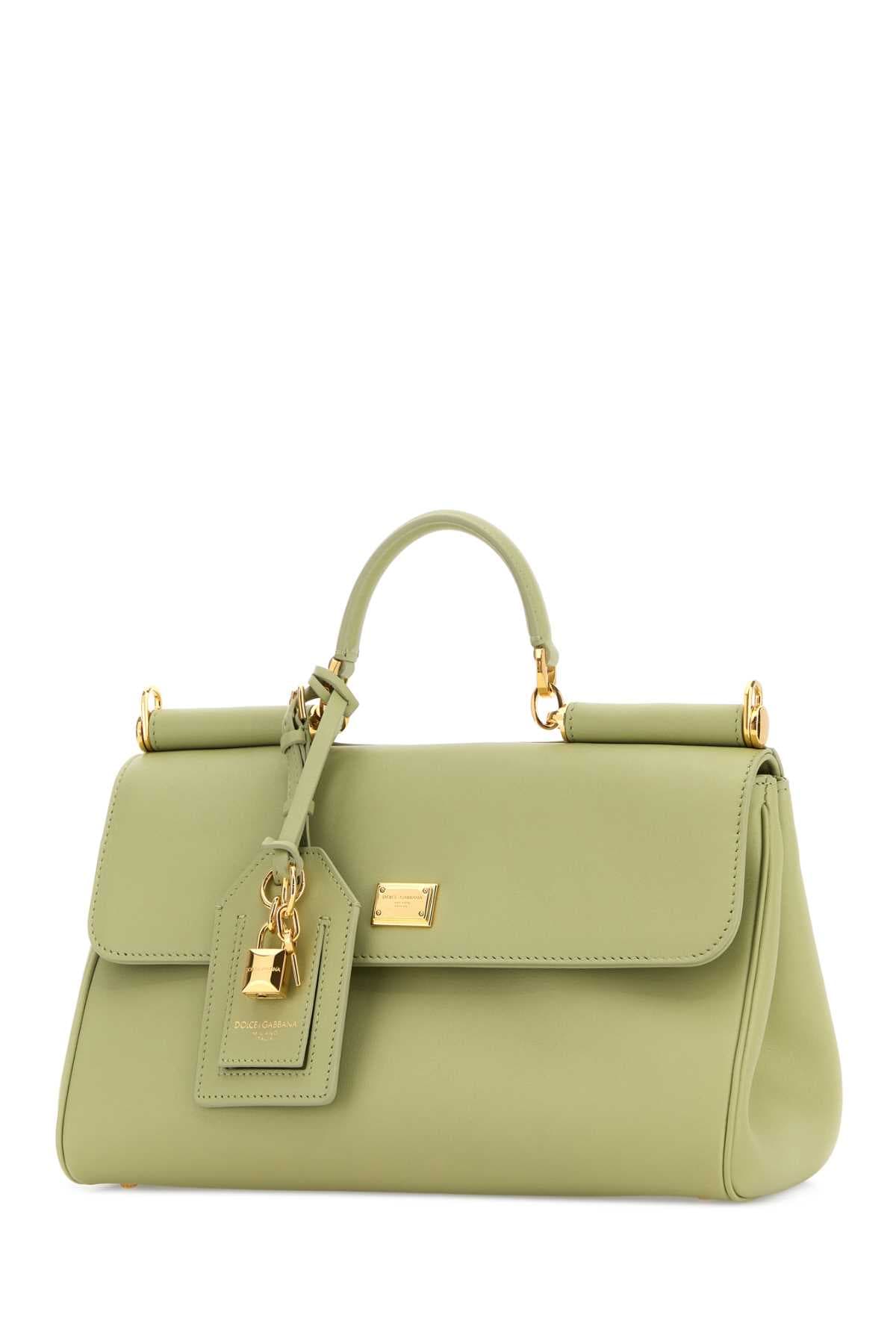 Pastel green leather My Sicily handbag - мініатюра 2