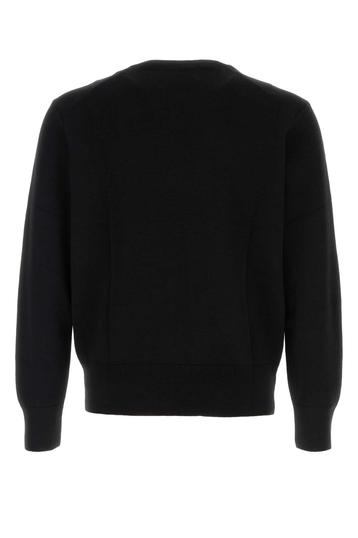 Black wool sweater - мініатюра 2