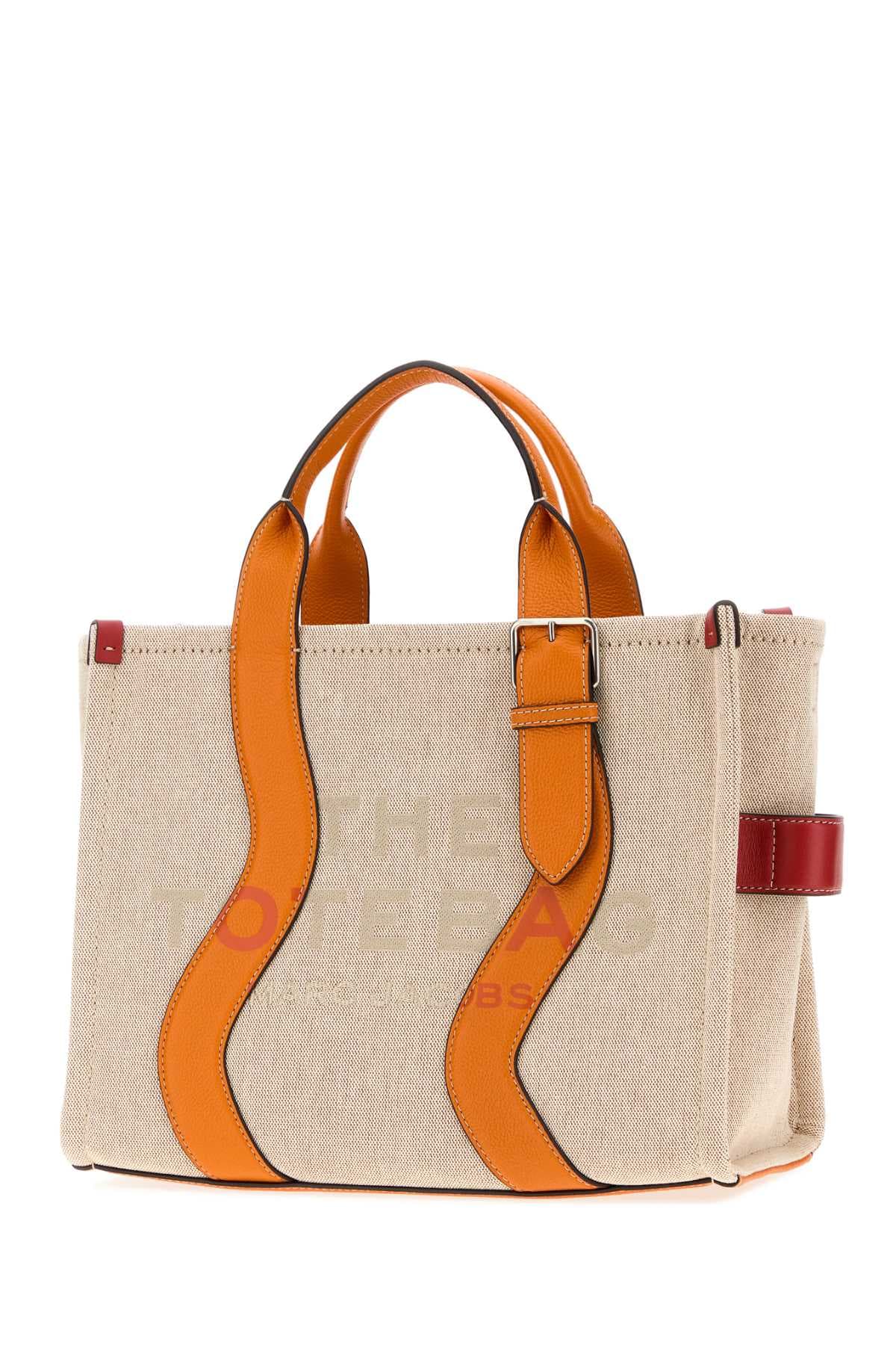 Beige canvas shopping The Tote Bag shopping bag - мініатюра 2