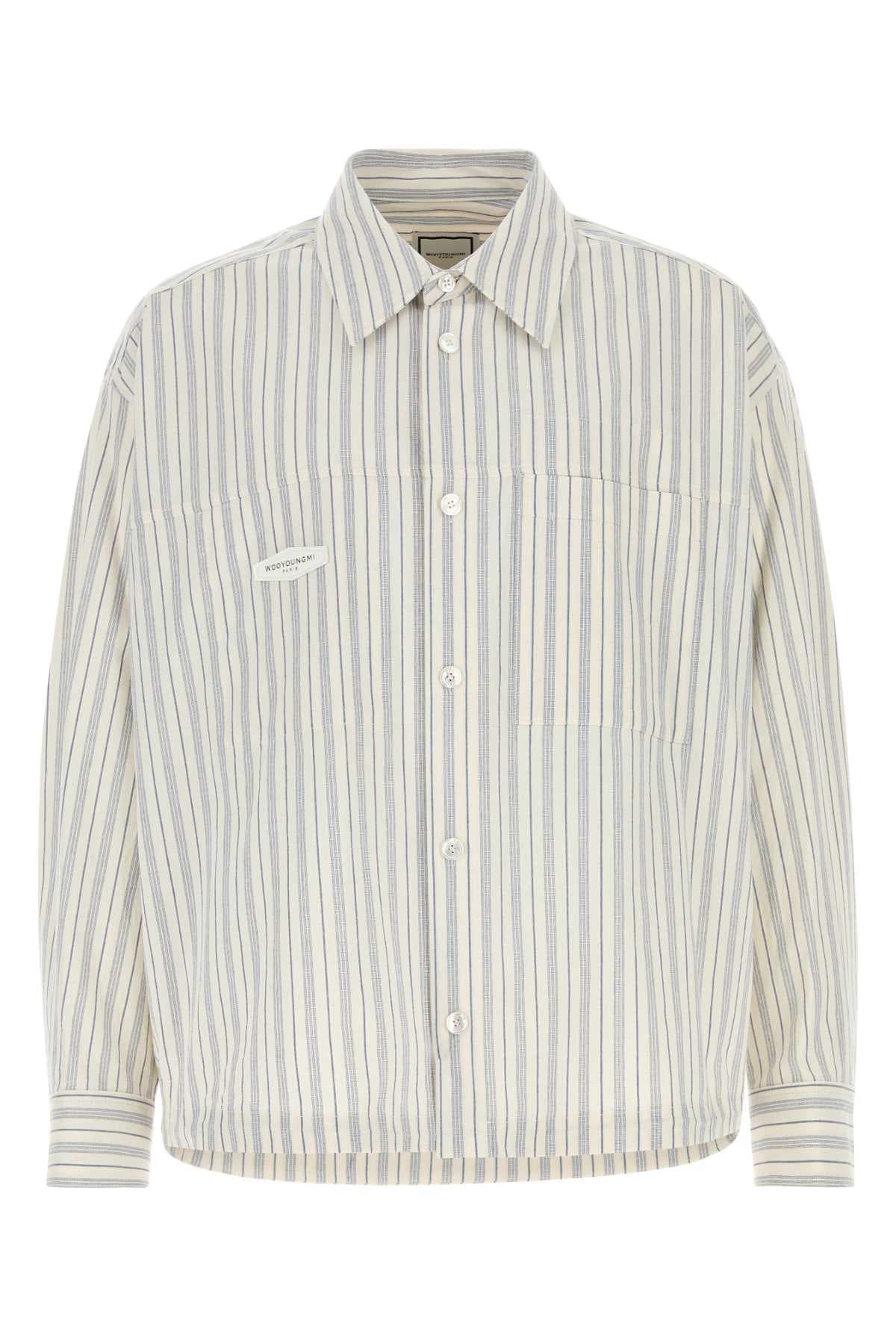 Embroidered cotton shirt