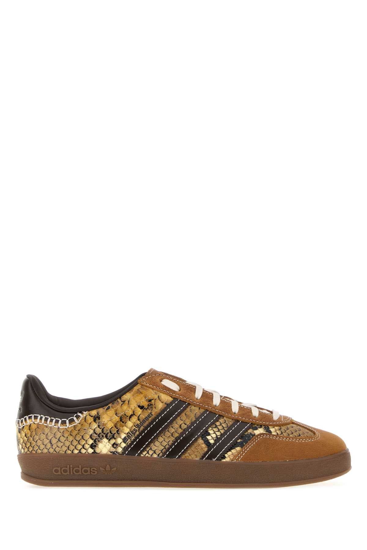 Printed leather Adidas x Wales Bonner Gazzelle sneakers