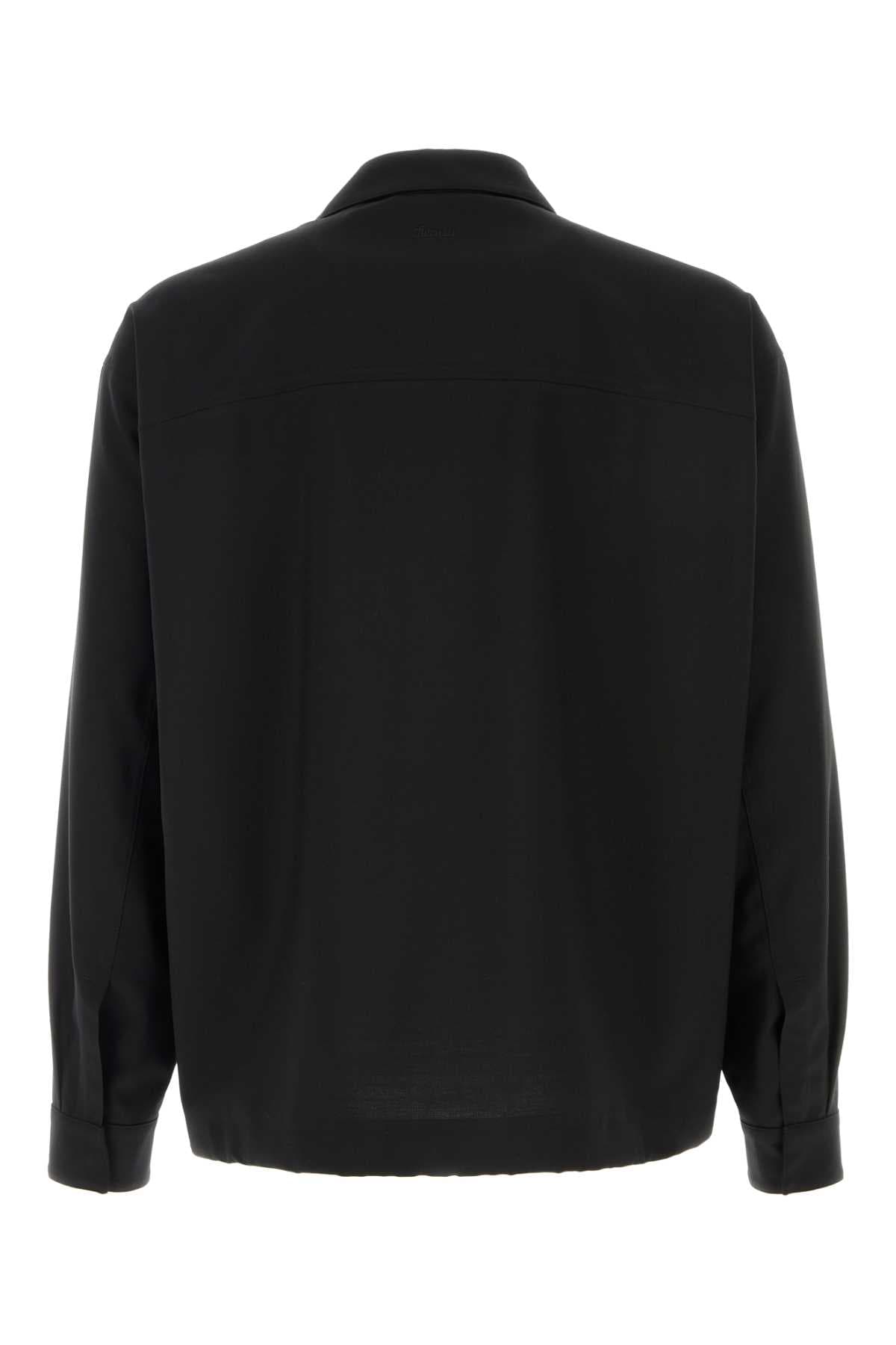Black twill shirt - мініатюра 2