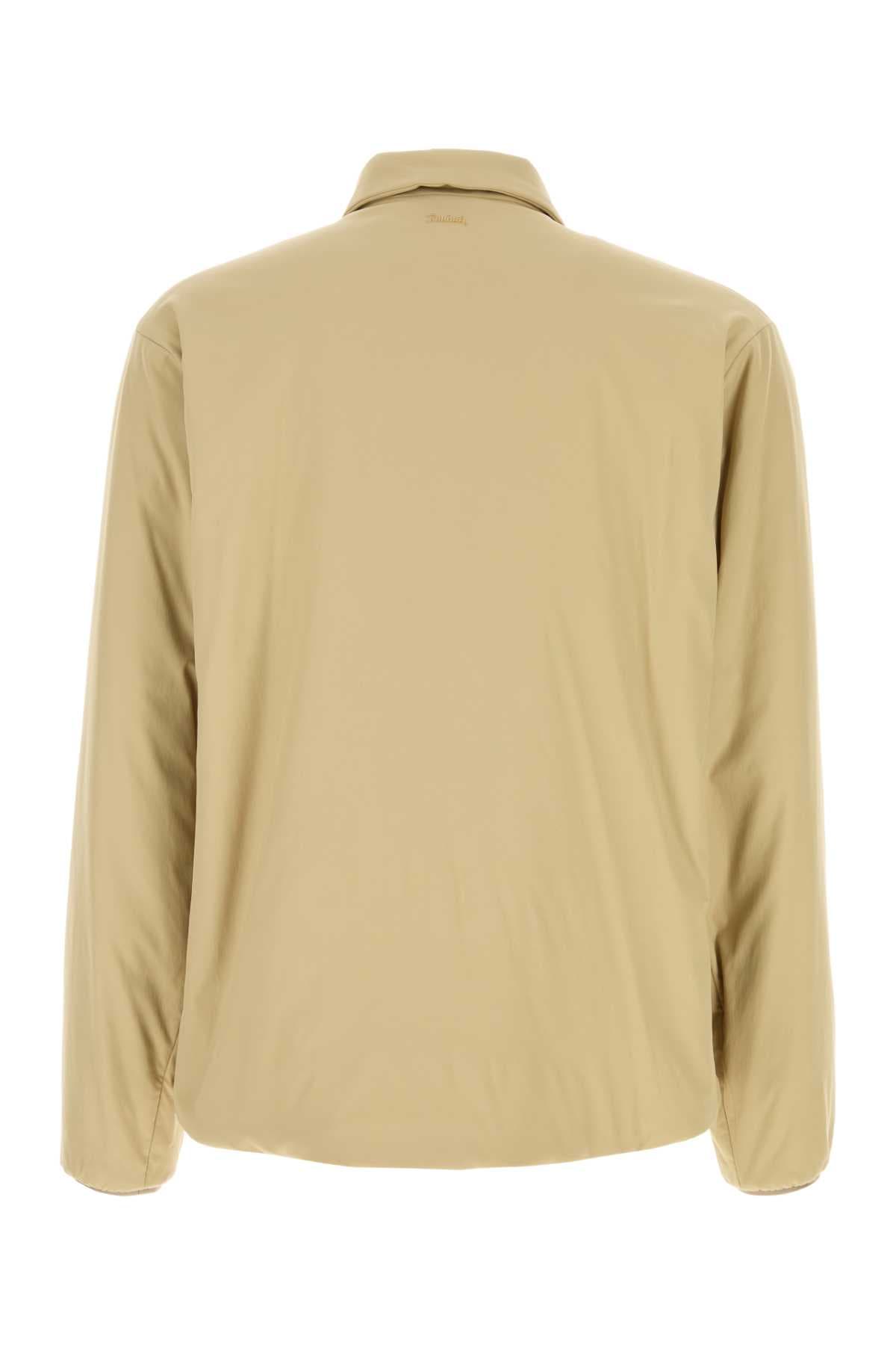 Beige nylon padded jacket - мініатюра 2