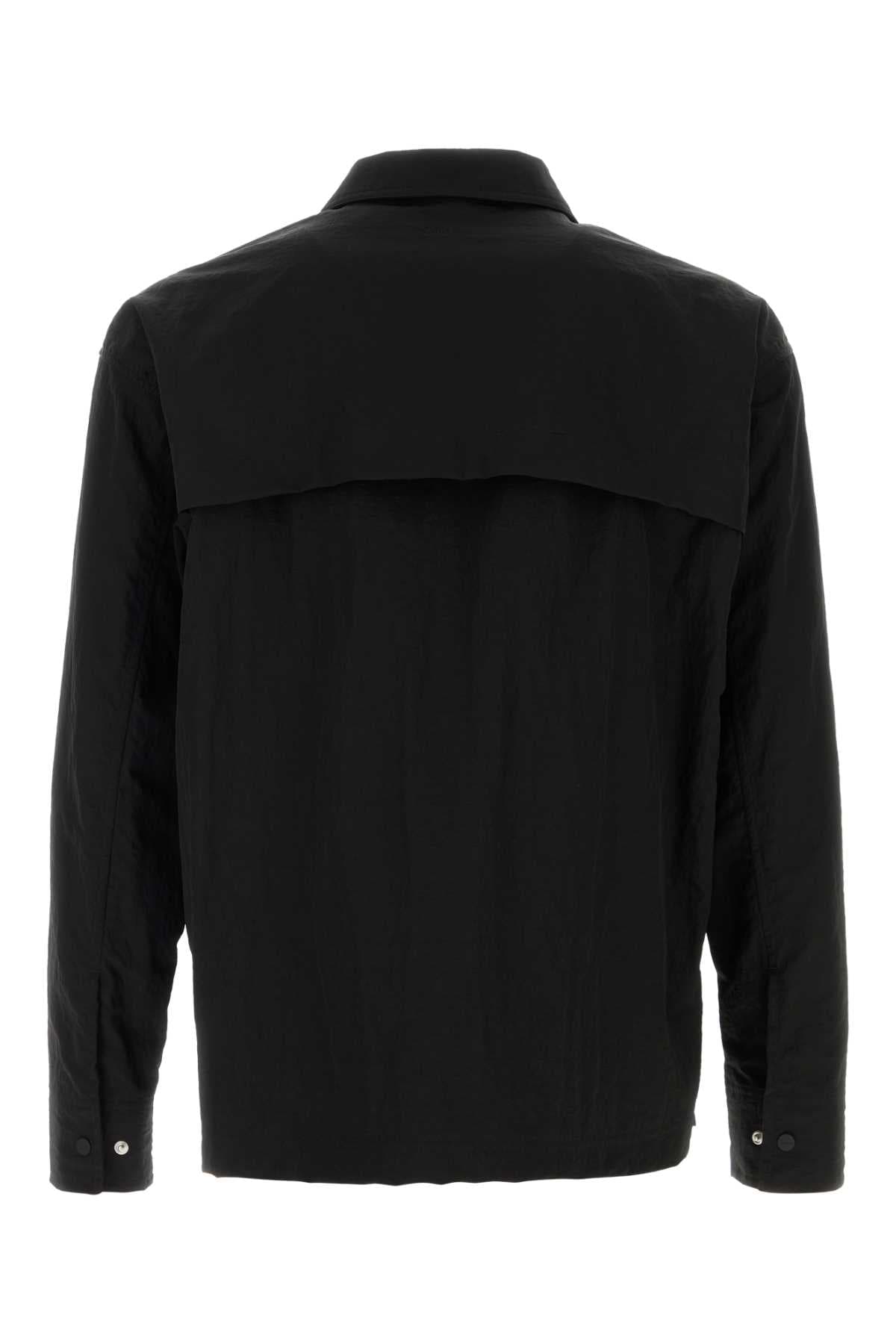Black nylon windbreaker - мініатюра 2