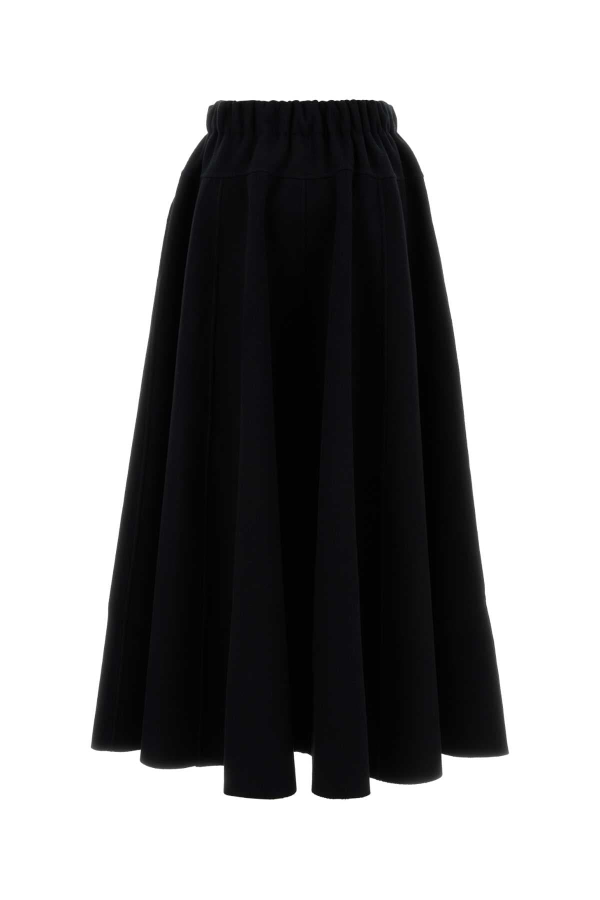 Black flannel Venus skirt - мініатюра 2