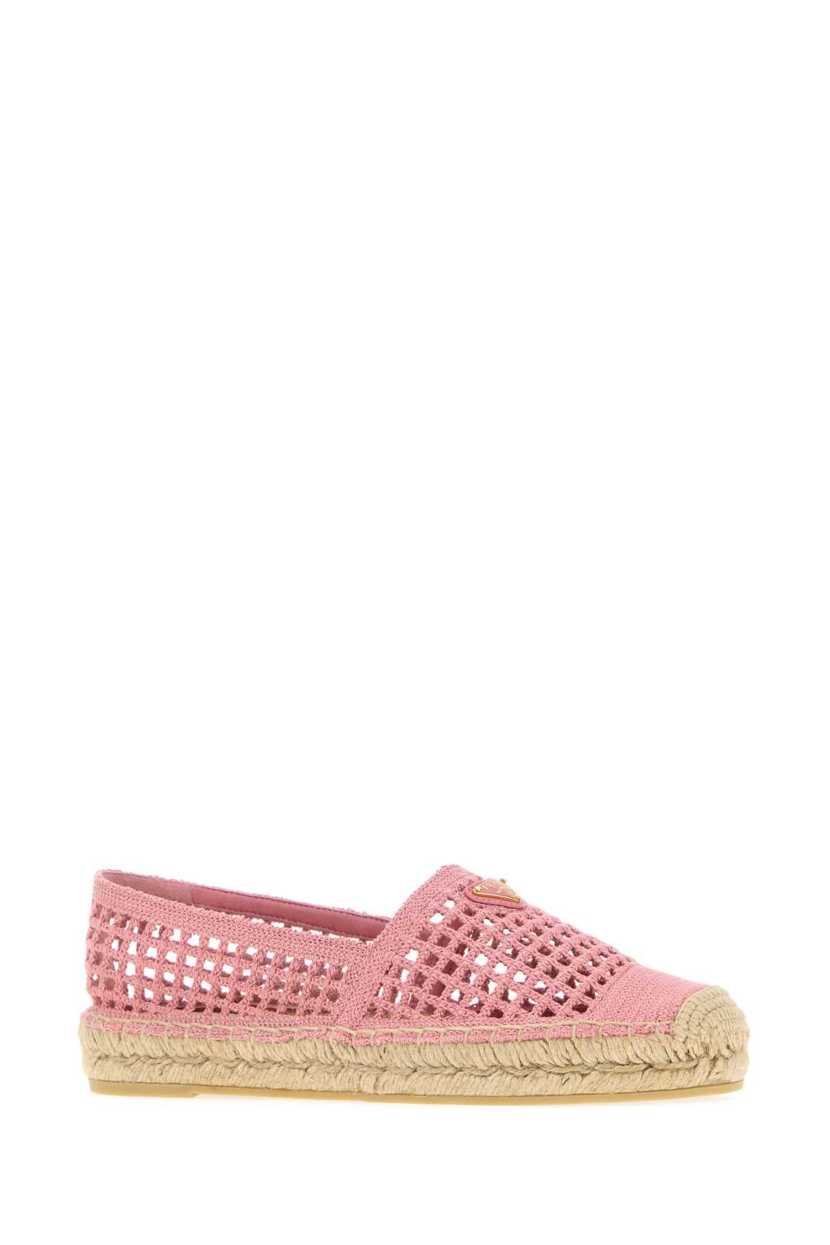 Pink crochet espadrilles - мініатюра 2