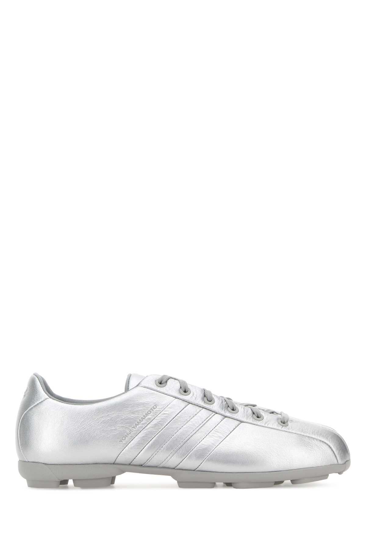 Silver leather Y-3 Field sneakers