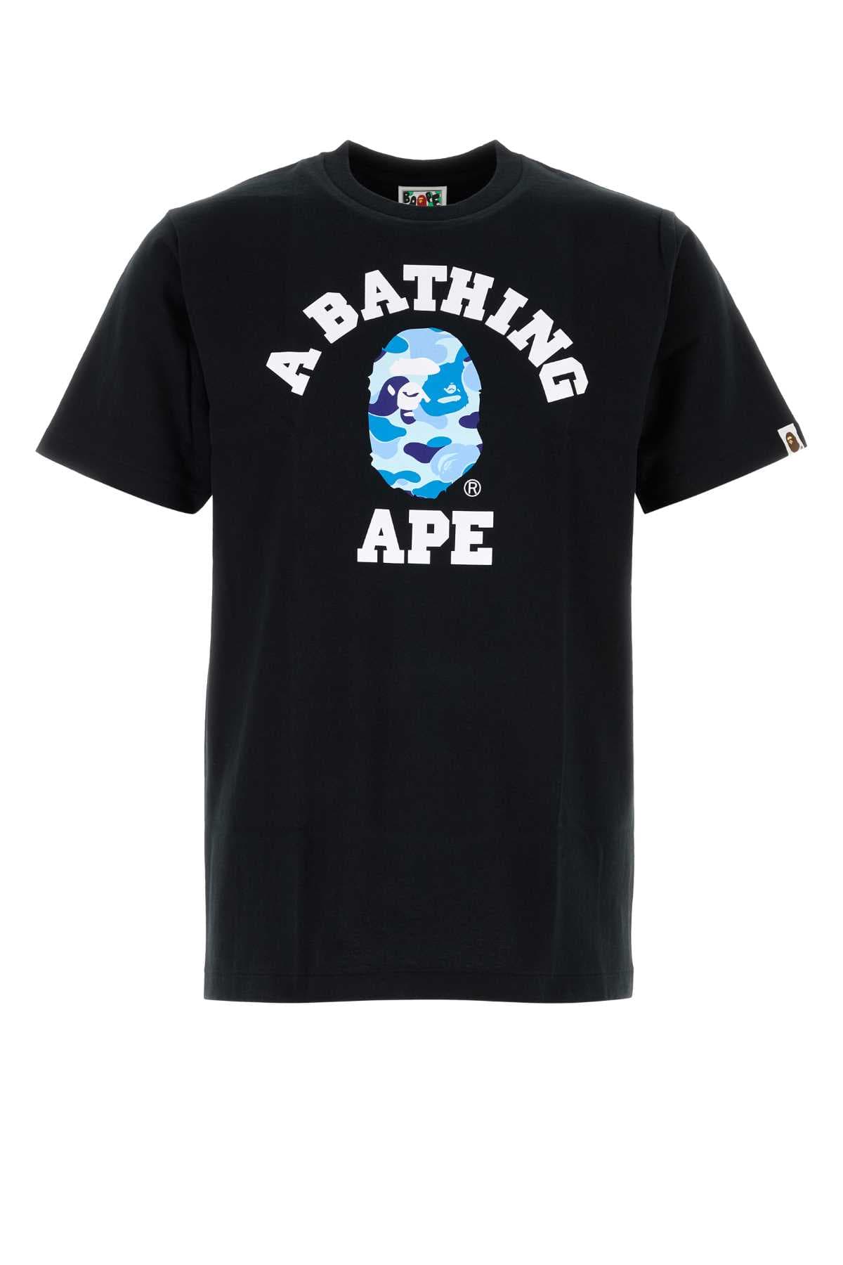 Slate cotton ABC Camo Collage t-shirt