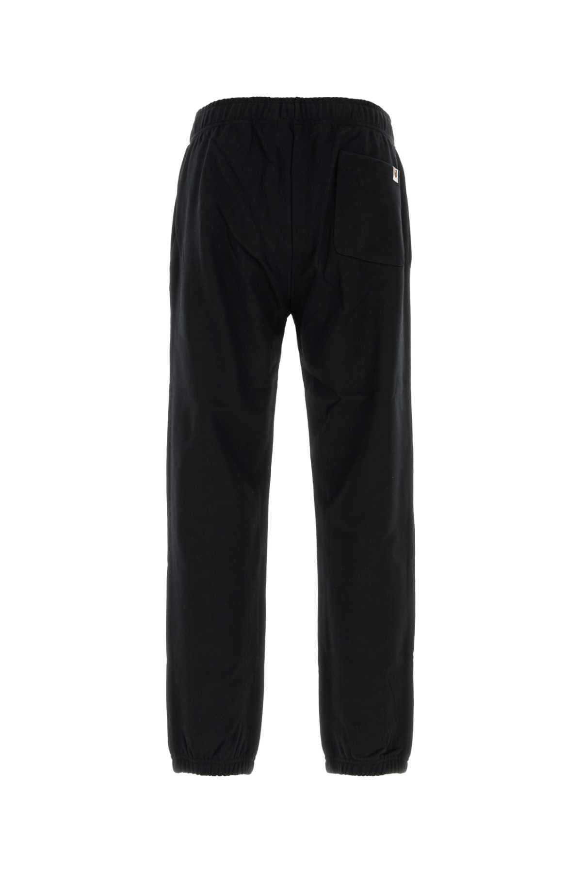 Black cotton Shark joggers - мініатюра 2