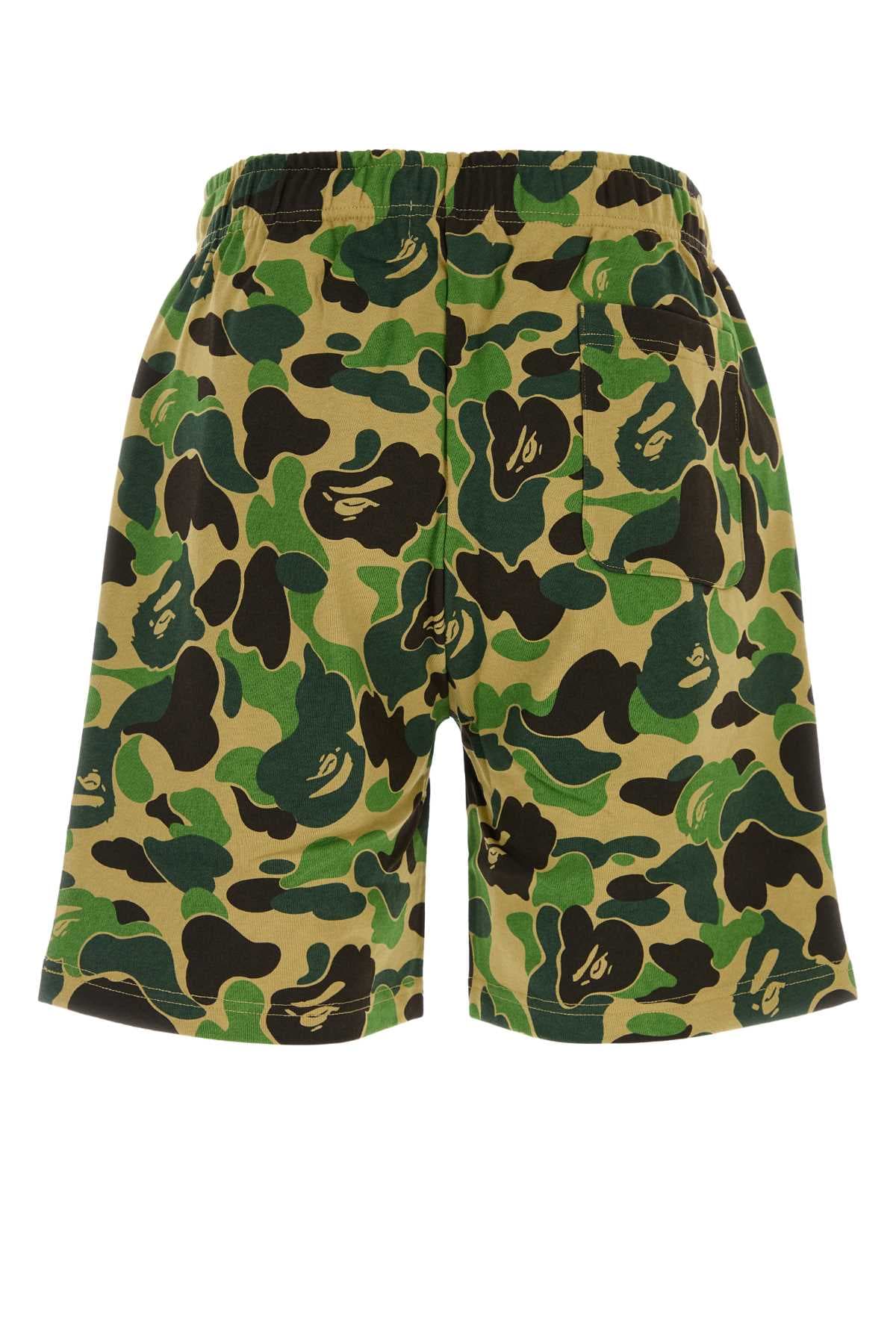 Printed cotton ABC Camo Shark bermuda shorts - мініатюра 2