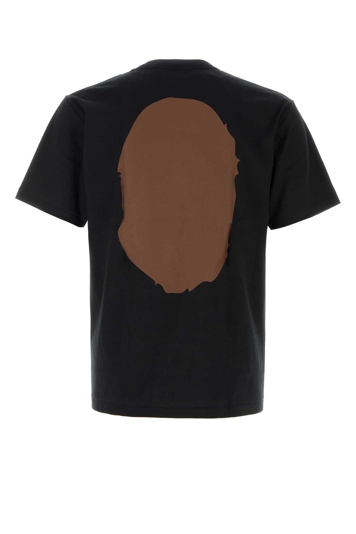 Black cotton Big Ape Head t-shirt - мініатюра 2