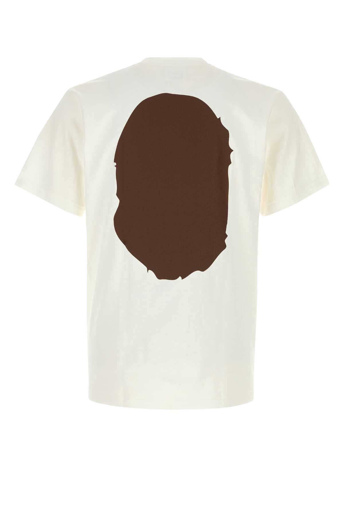 White cotton Big Ape Head t-shirt - мініатюра 2