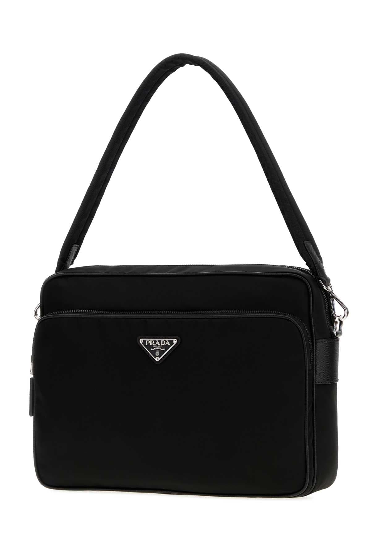 Black canvas shopping bag - мініатюра 2