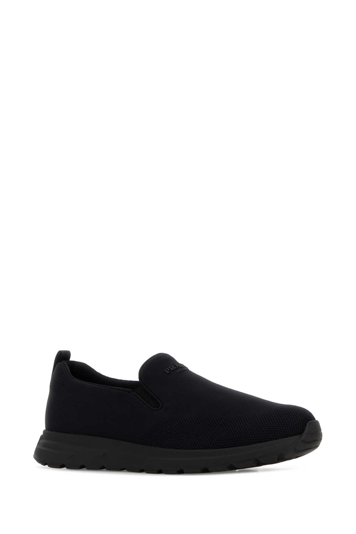 Black jersey slip ons - мініатюра 2