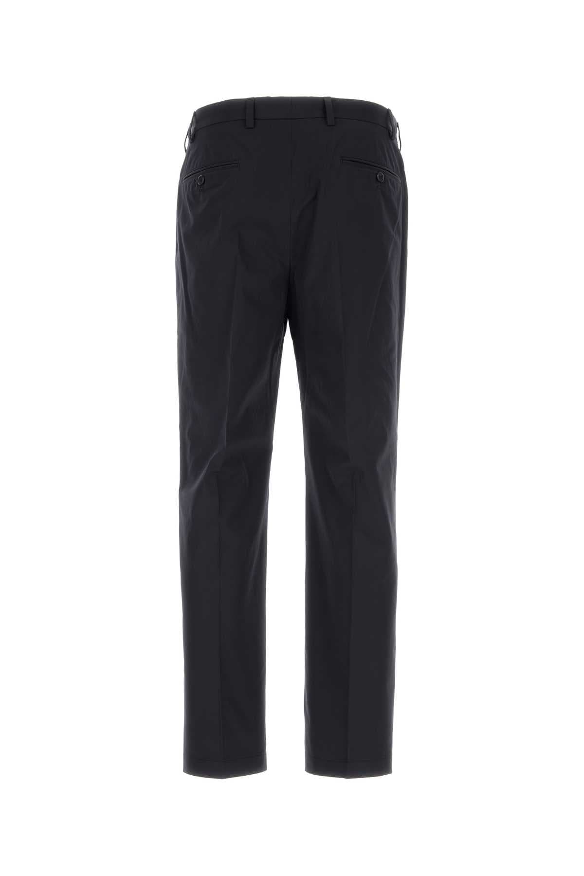 Navy blue poplin pant - мініатюра 2