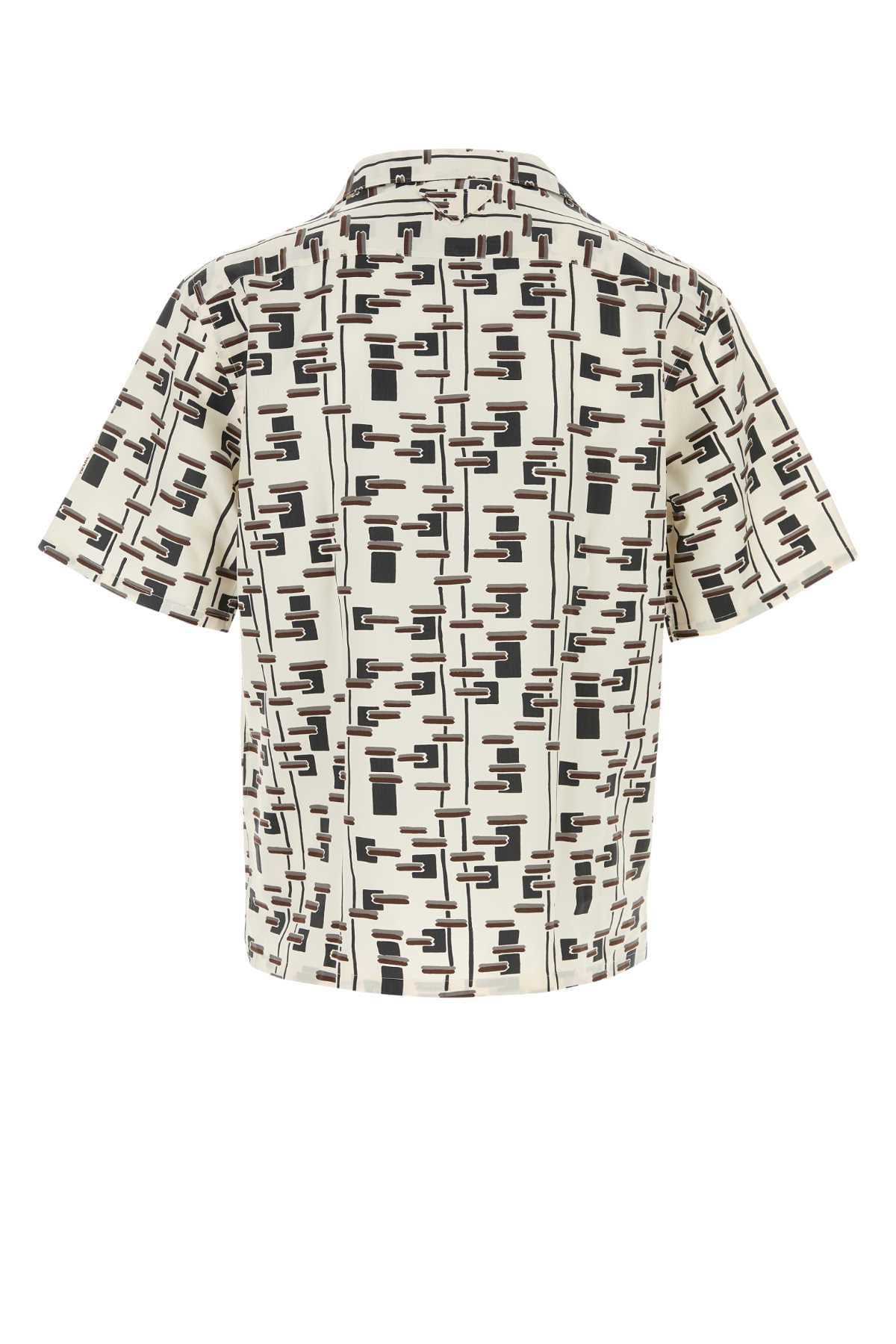 Printed poplin shirt - мініатюра 2