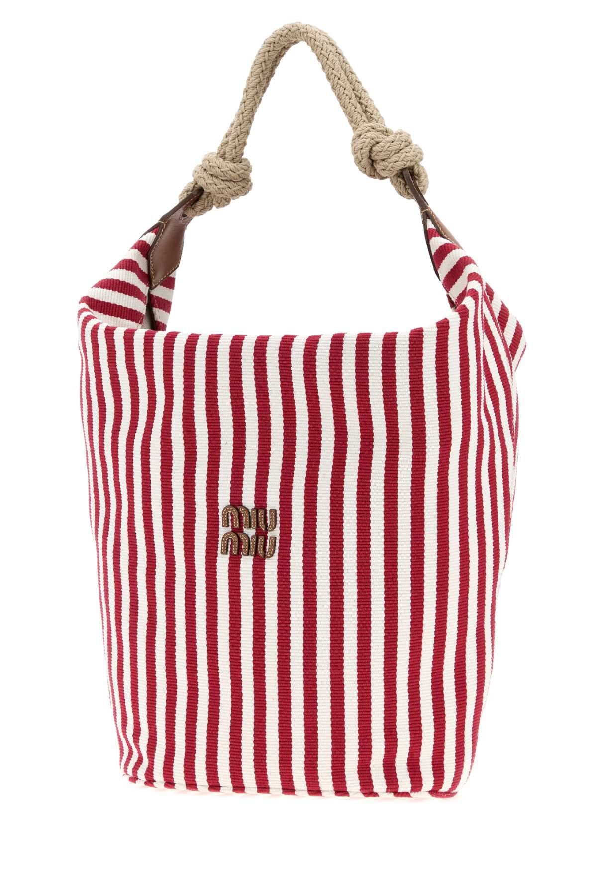 Embroidered canvas bucket bag - мініатюра 2