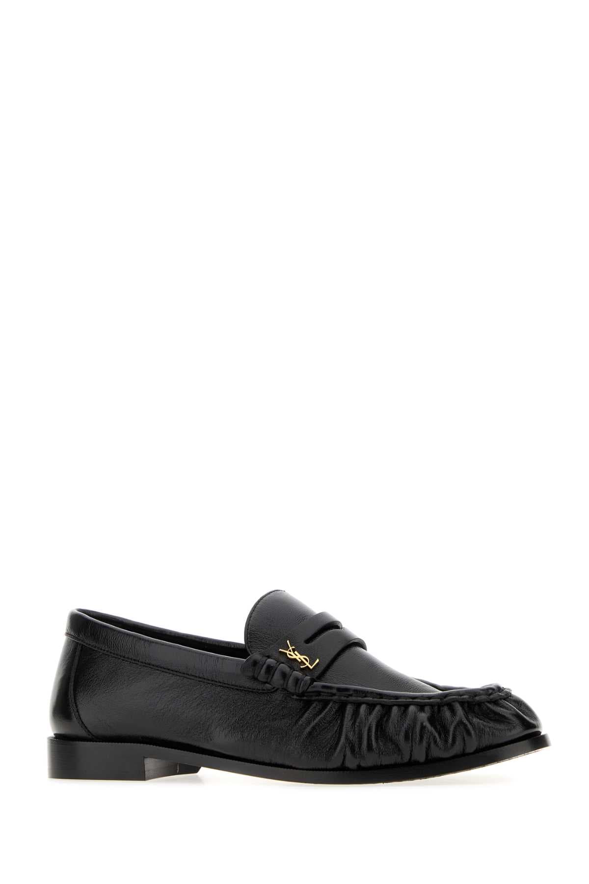 Black leather Le Loafers loafers - мініатюра 2