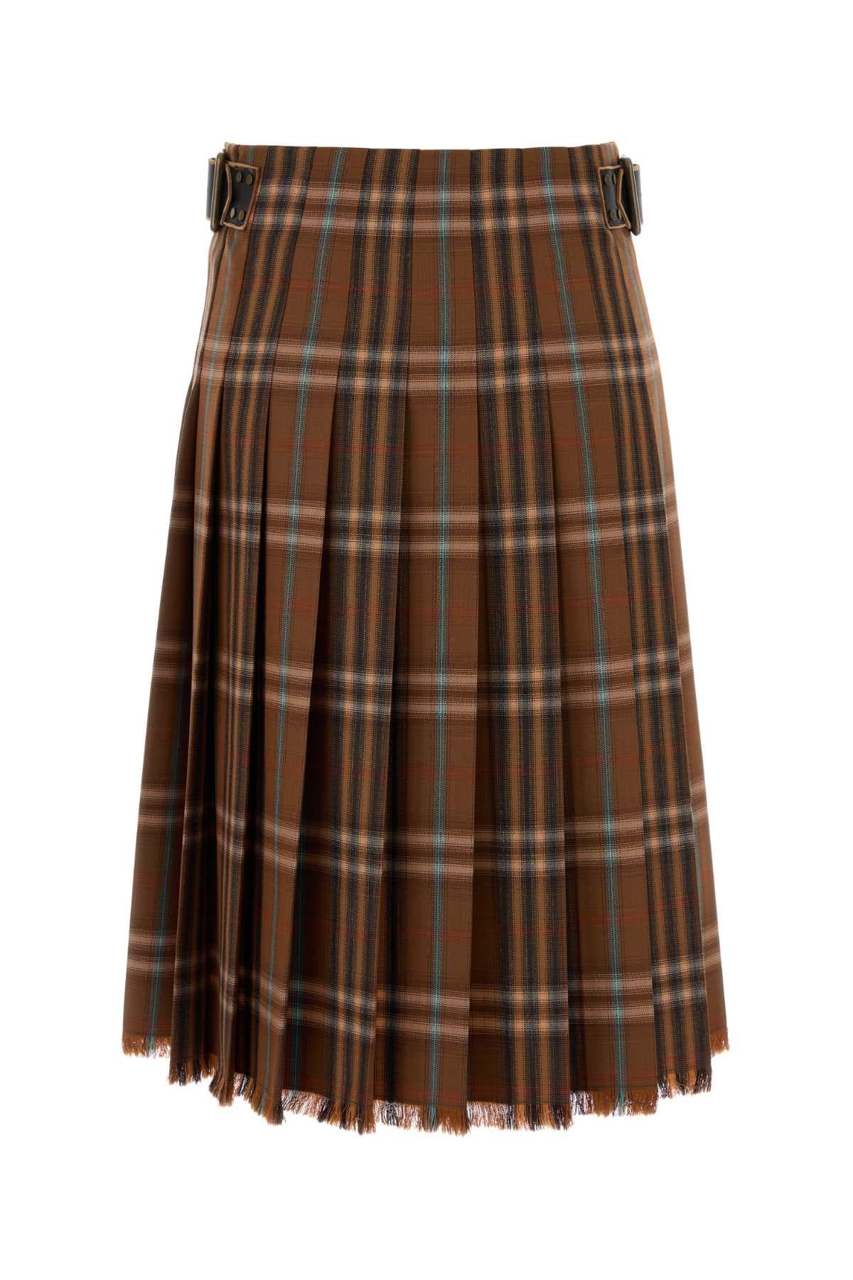 Embroidered wool skirt - мініатюра 2