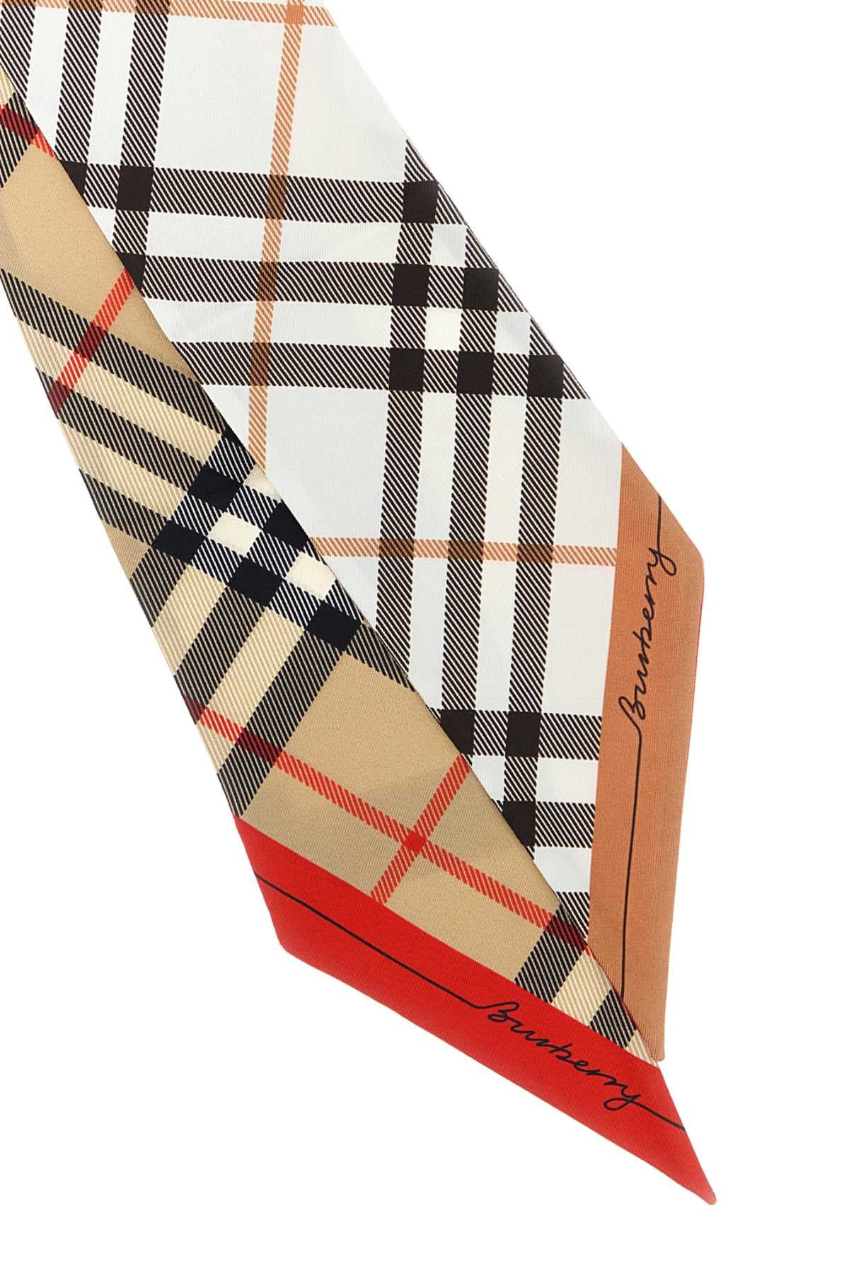 Printed silk foulard - мініатюра 2