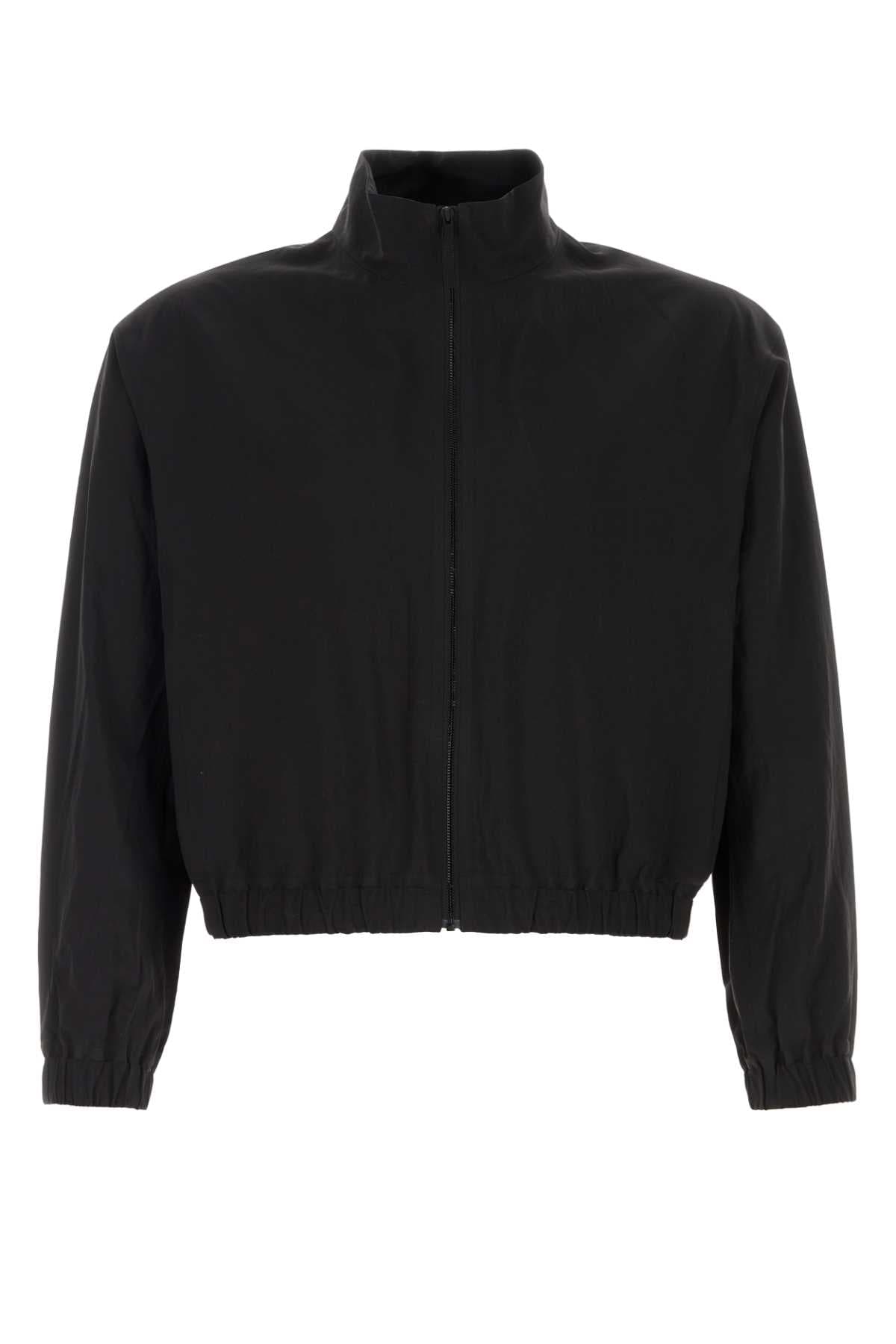 Black nylon blend Allene jacket