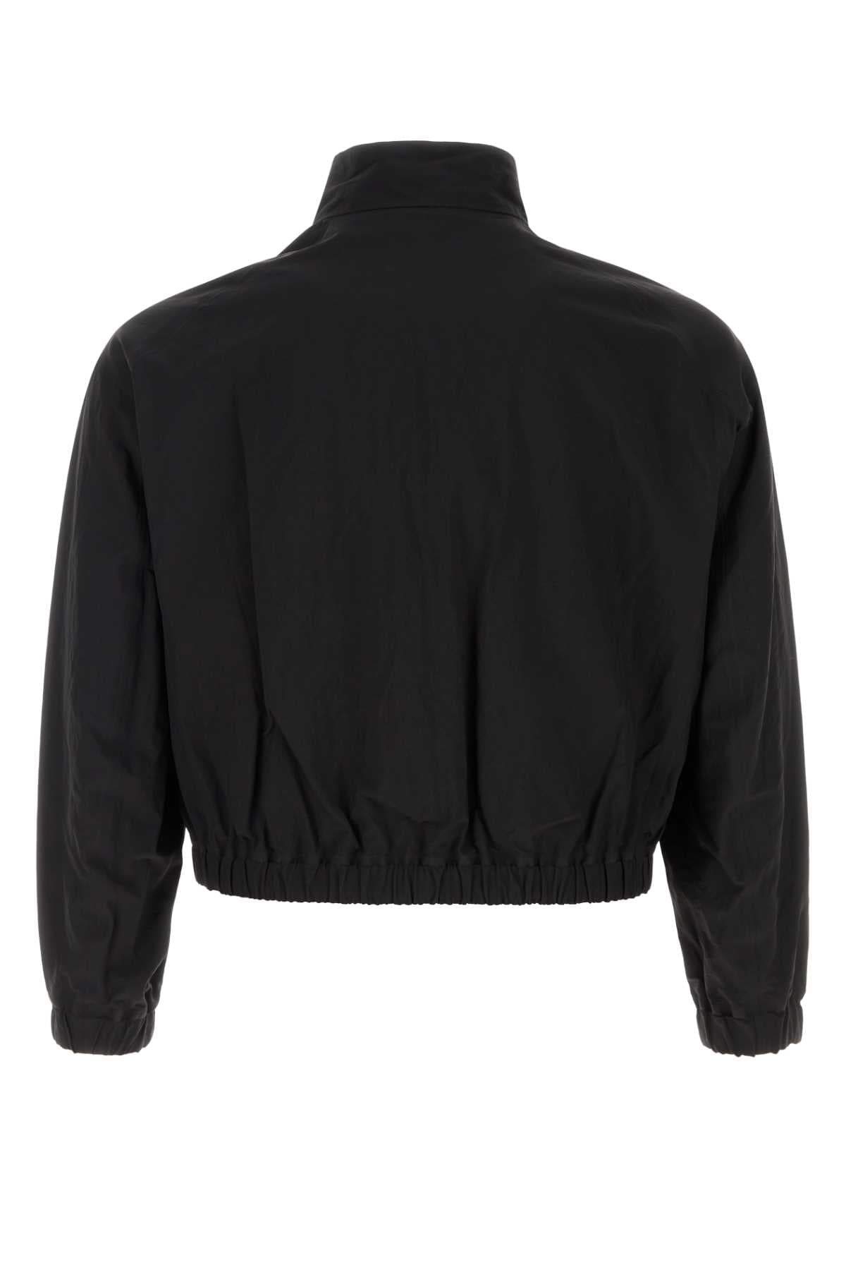 Black nylon blend Allene jacket - мініатюра 2