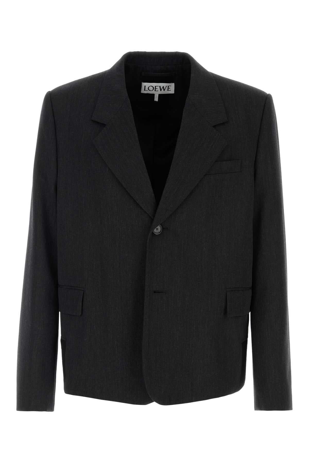 Charcoal wool blazer