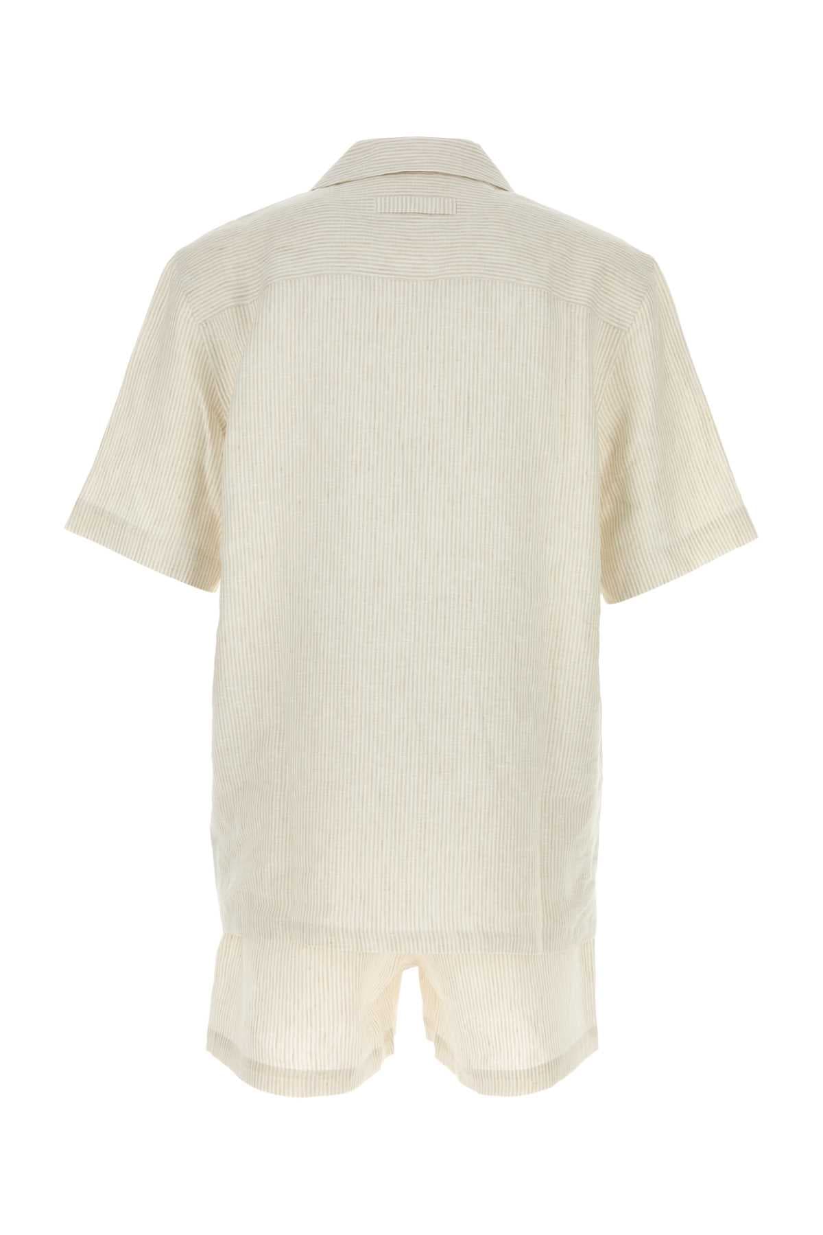 Embroidered linen pyjama - мініатюра 2