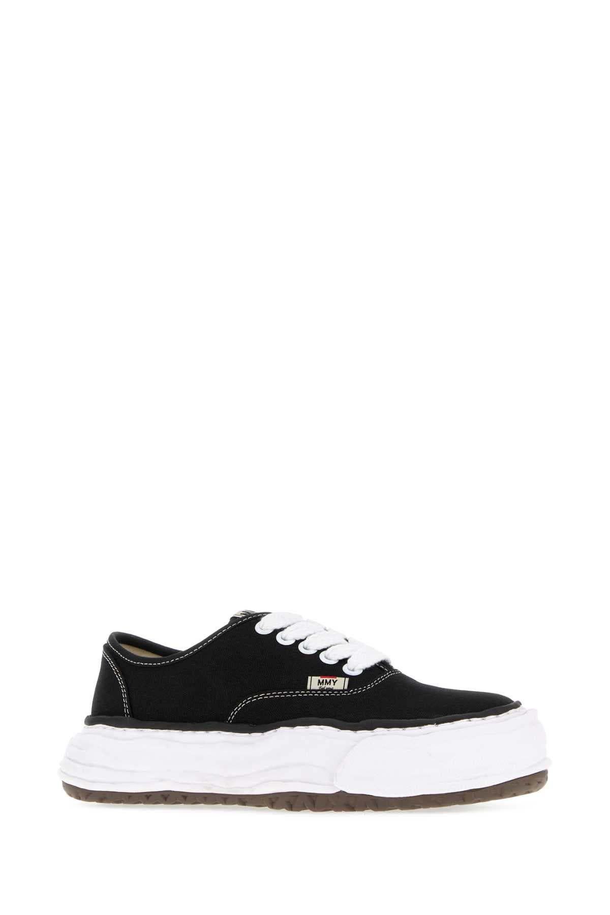 Black canvas Baker sneakers - мініатюра 2